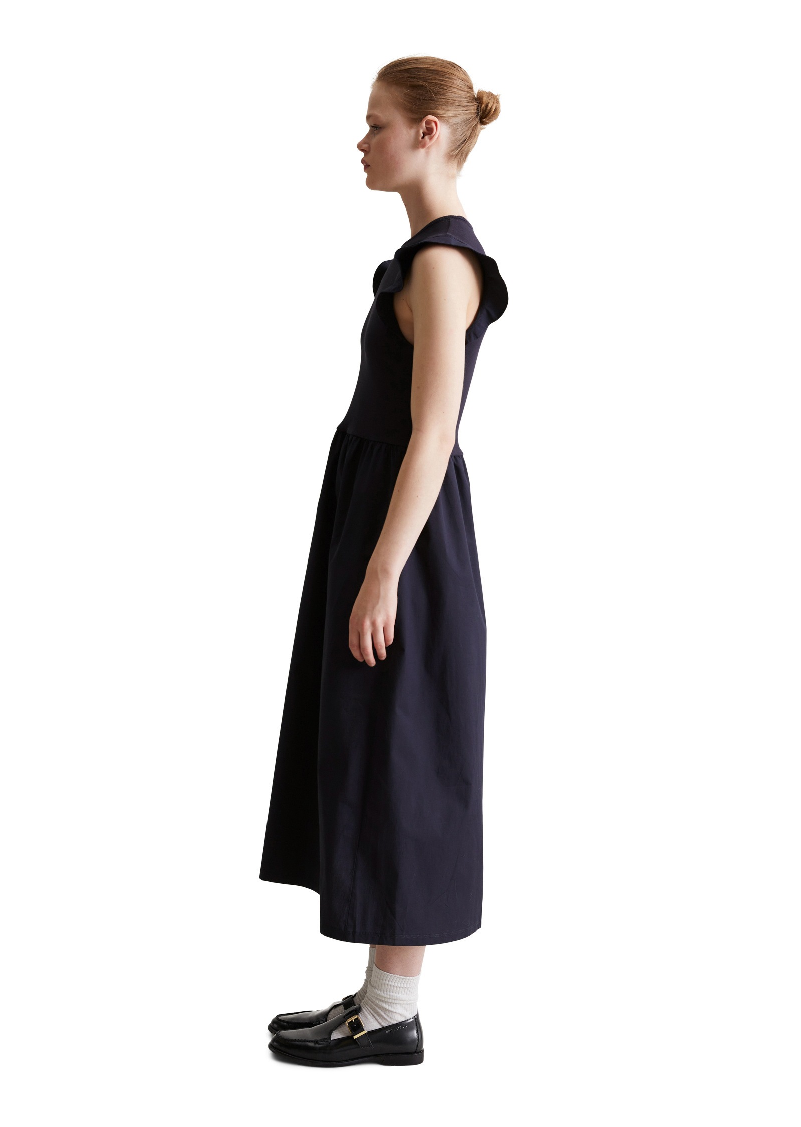 Marc O'Polo DENIM Jerseykleid »mit Baumwoll-Popelinerock«