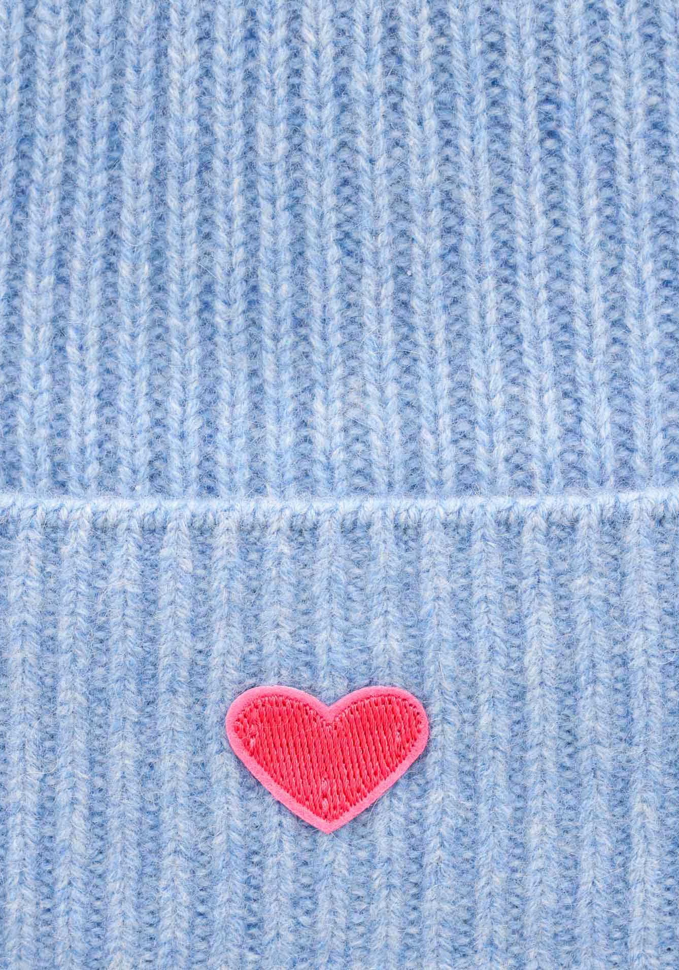 Zwillingsherz Beanie, (Packung), mit herzförmigem Detail