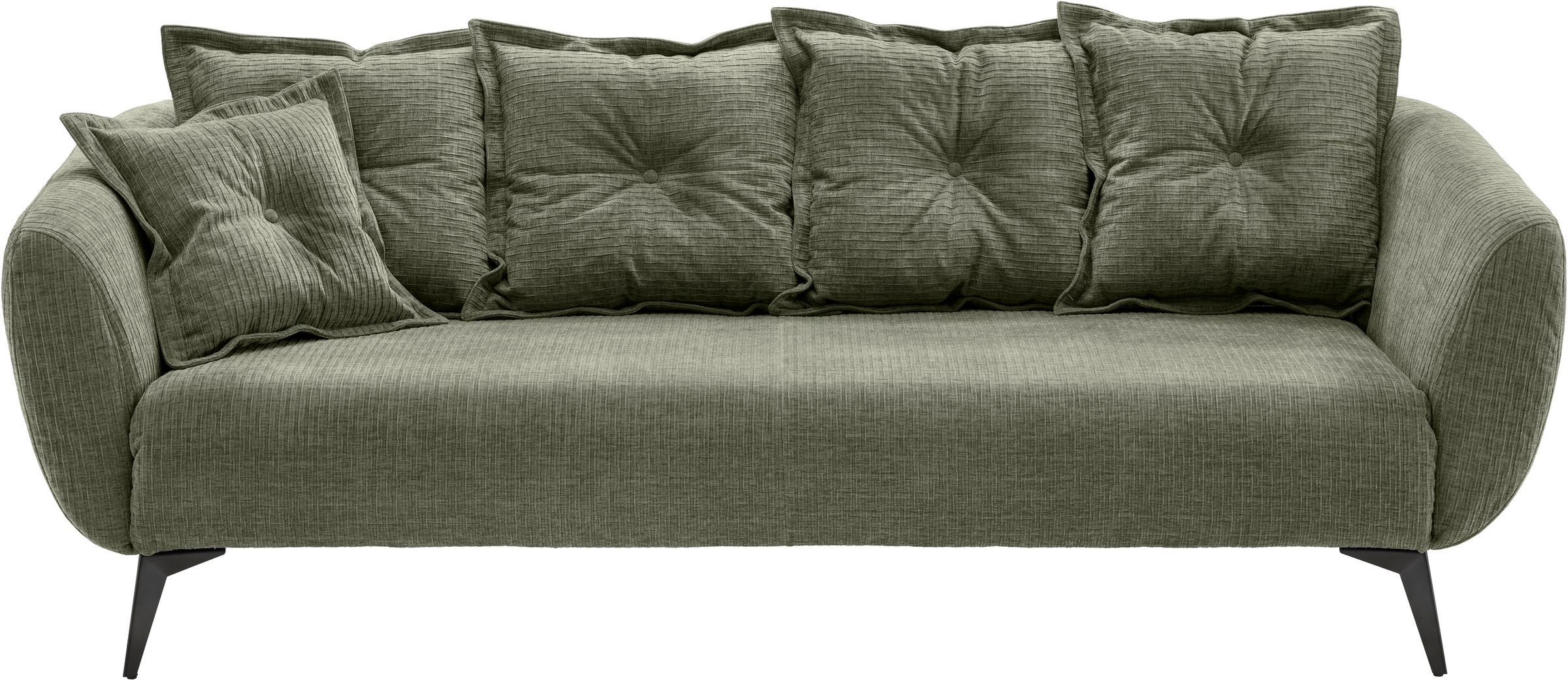 Home affaire 3-Sitzer "Baggio Breite 236 cm, modernes Sofa, hoher Fuß, bequ günstig online kaufen