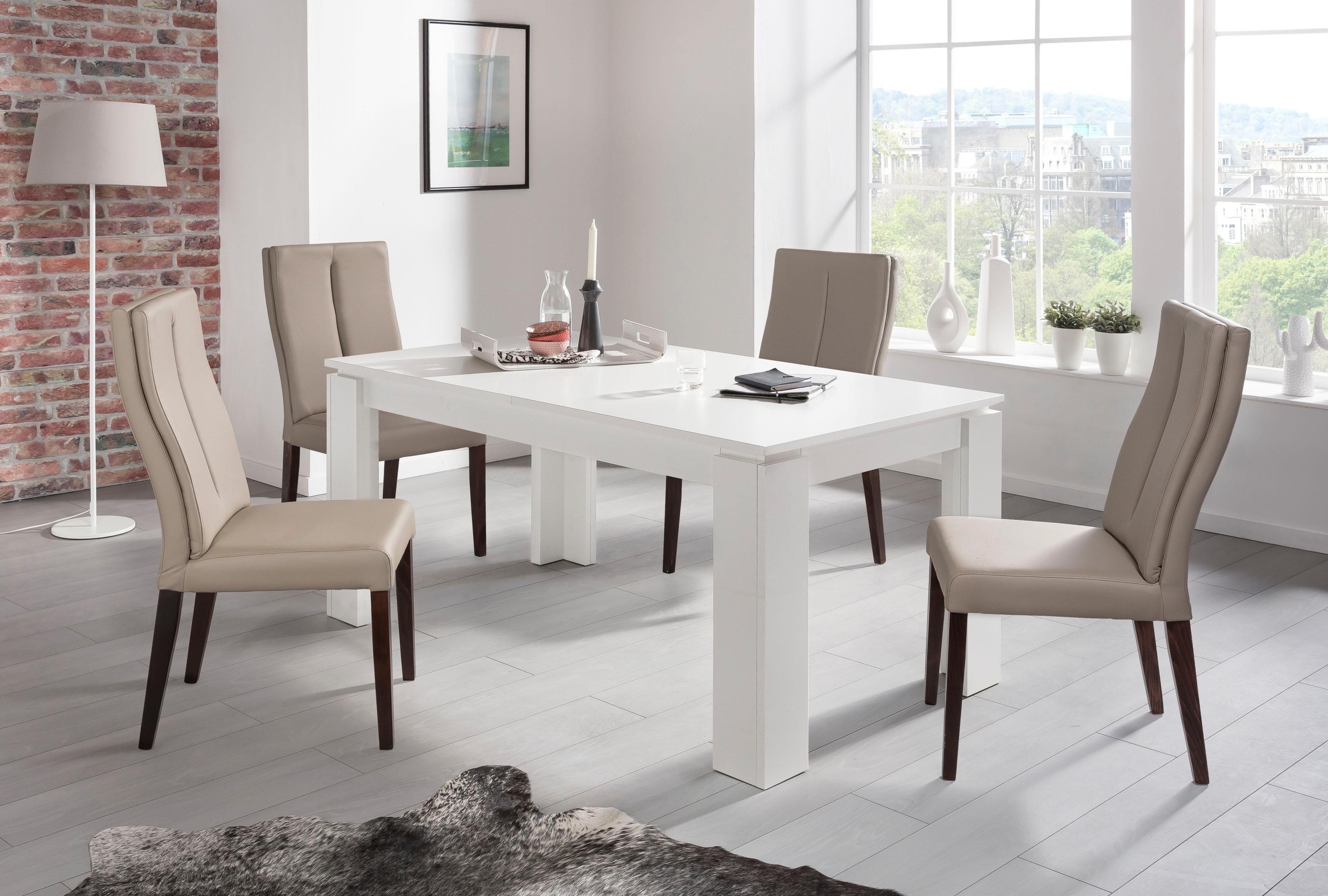 INOSIGN Esstisch »Tanum«, Ausziehbarer Esszimmertisch 160-200 cm - Maße (B/T/H) 160/90/77 cm