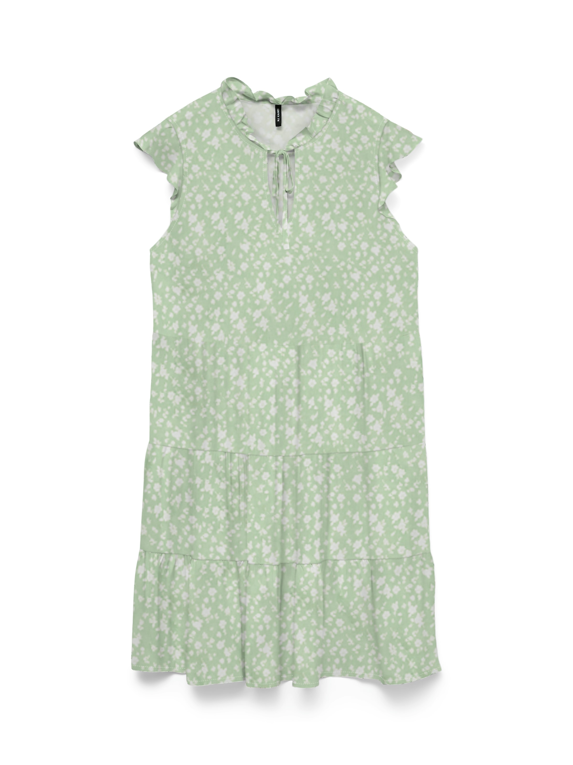 Vero Moda Minikleid »VMALBA SS SHORT TIE DRESS WVN NOOS« Viskose