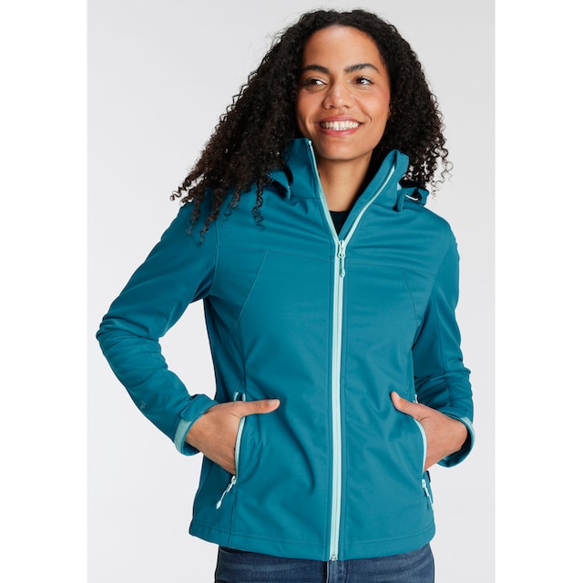 Black Friday Icepeak Softshelljacke »D SOFTSHELLJACKE BOISE«, mit Kapuze,  Wasserdicht & Winddicht | BAUR