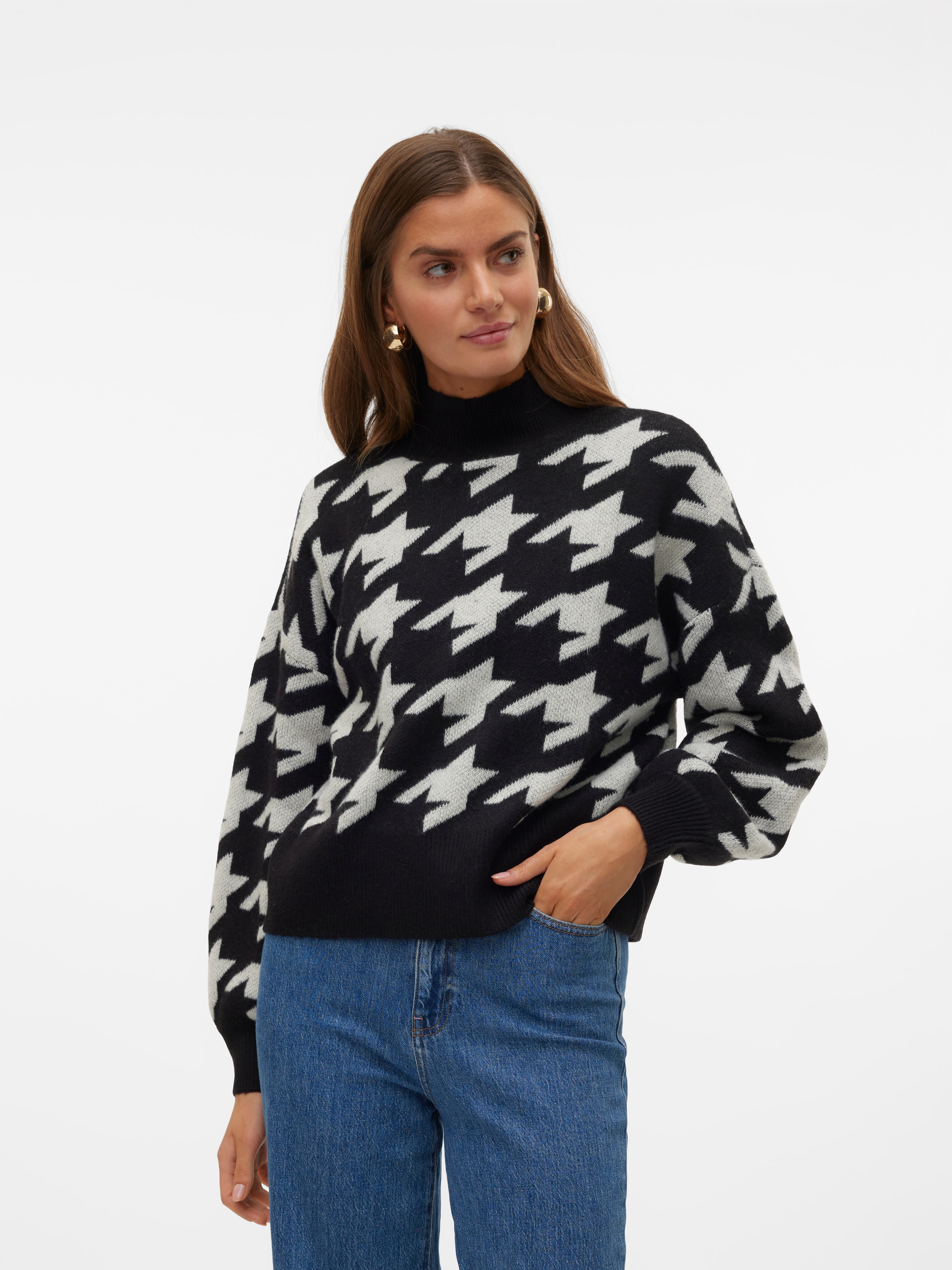 Vero Moda Stehkragenpullover "VMMIRA LS HIGHNECK PULLOVER BOO" günstig online kaufen