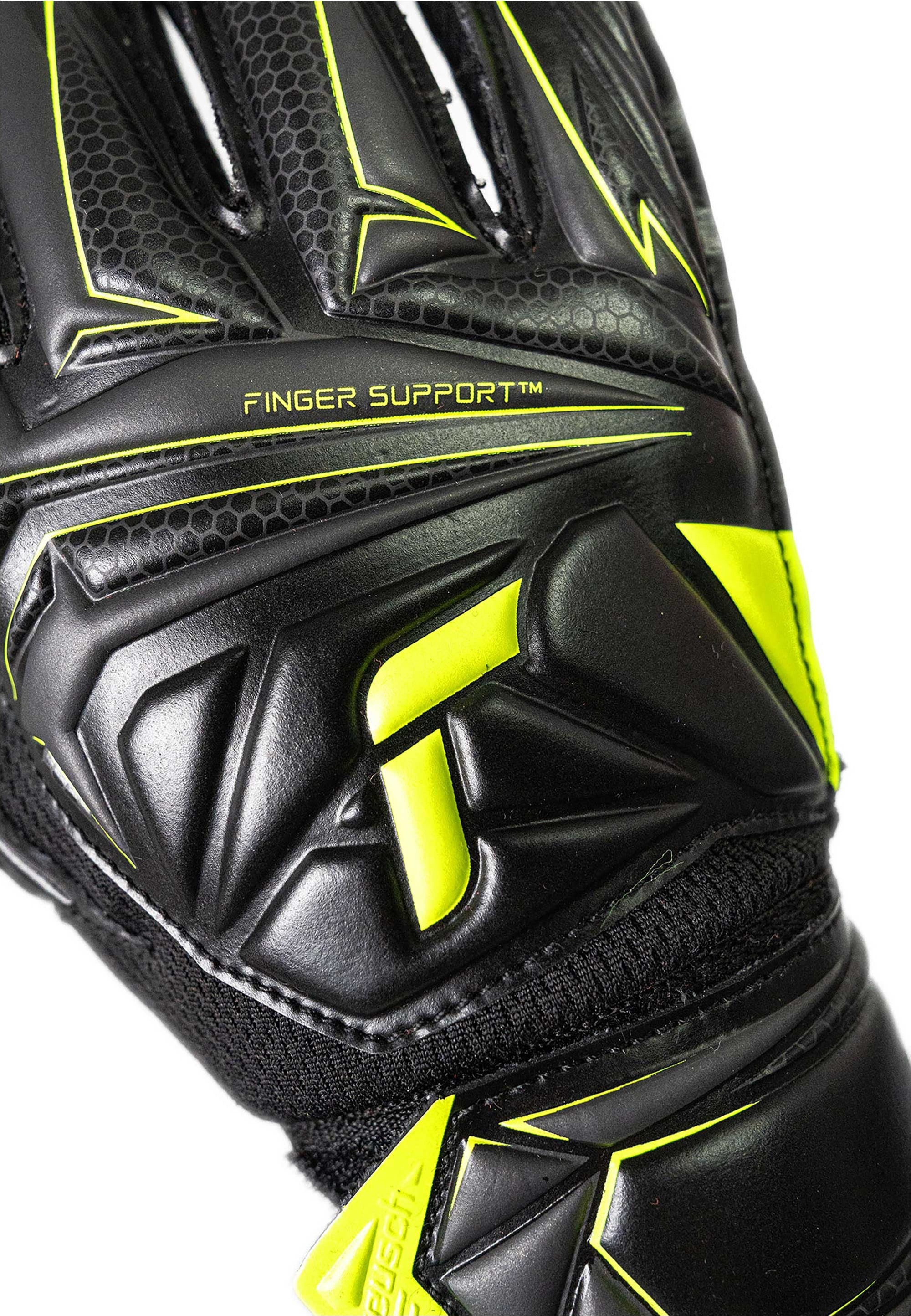 Reusch Torwarthandschuhe »Attrakt Starter Solid Finger Support Junior« mit integriertem Fingersupport-System
