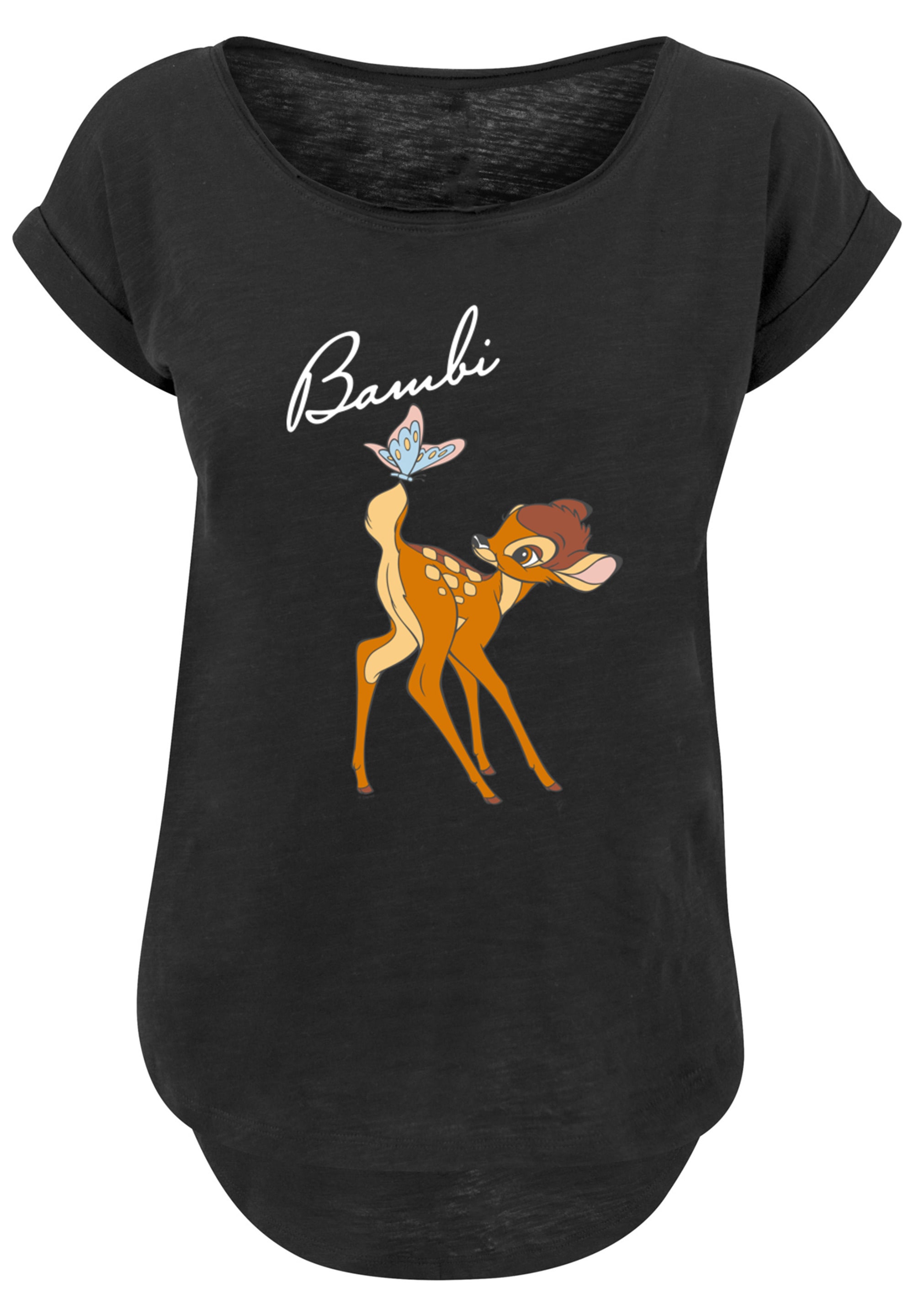 kaufen Print F4NT4STIC Tail«, T-Shirt BAUR Schmetterling | »Bambi