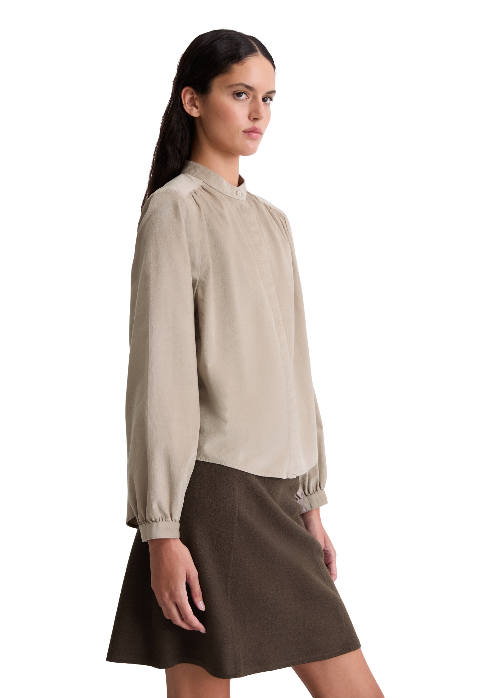 Marc O'Polo Langarmbluse »aus Organic-Cotton-Viskose-Mix«