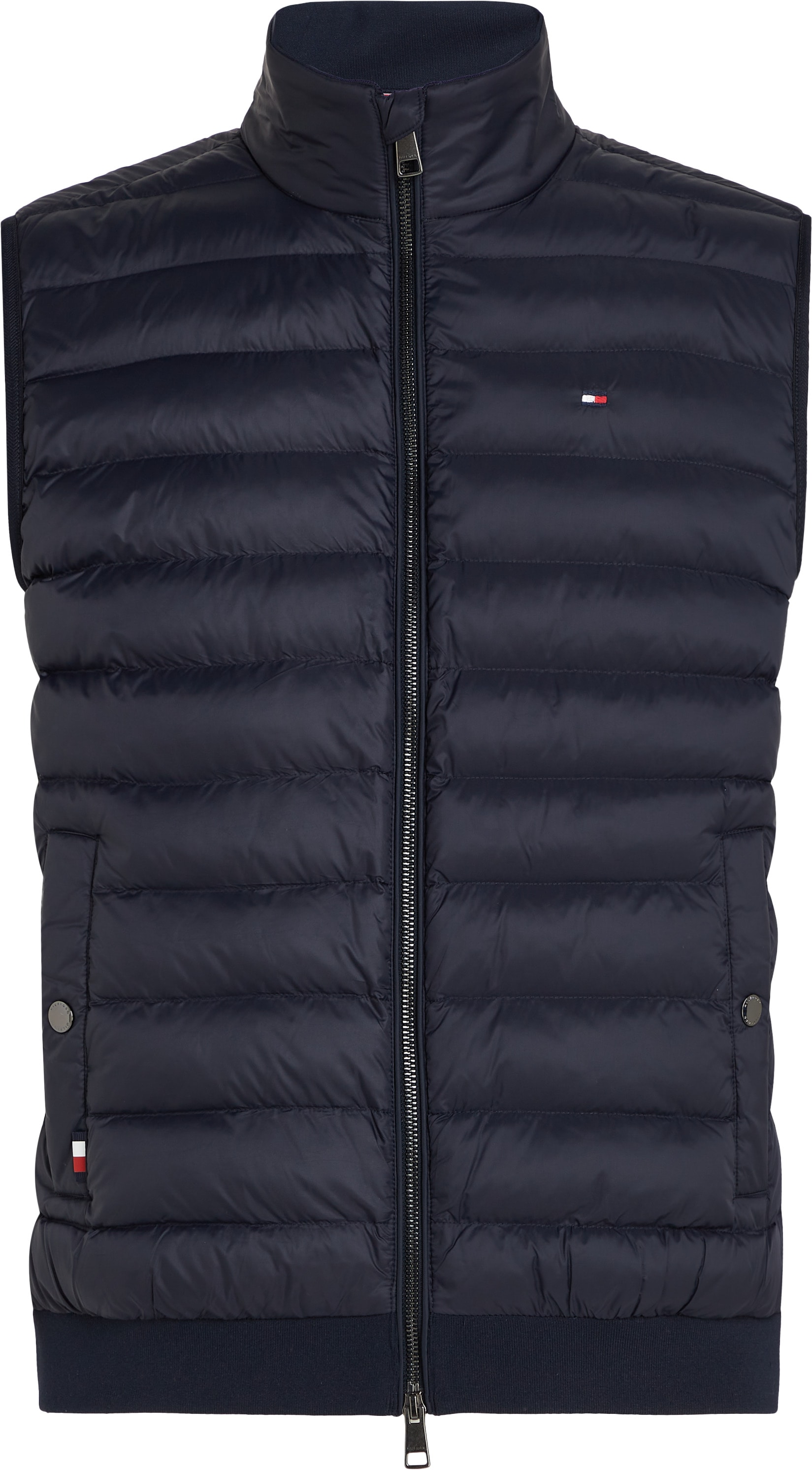 Tommy Hilfiger Steppweste »MIX MEDIA VEST«, Rückenteil ungesteppt