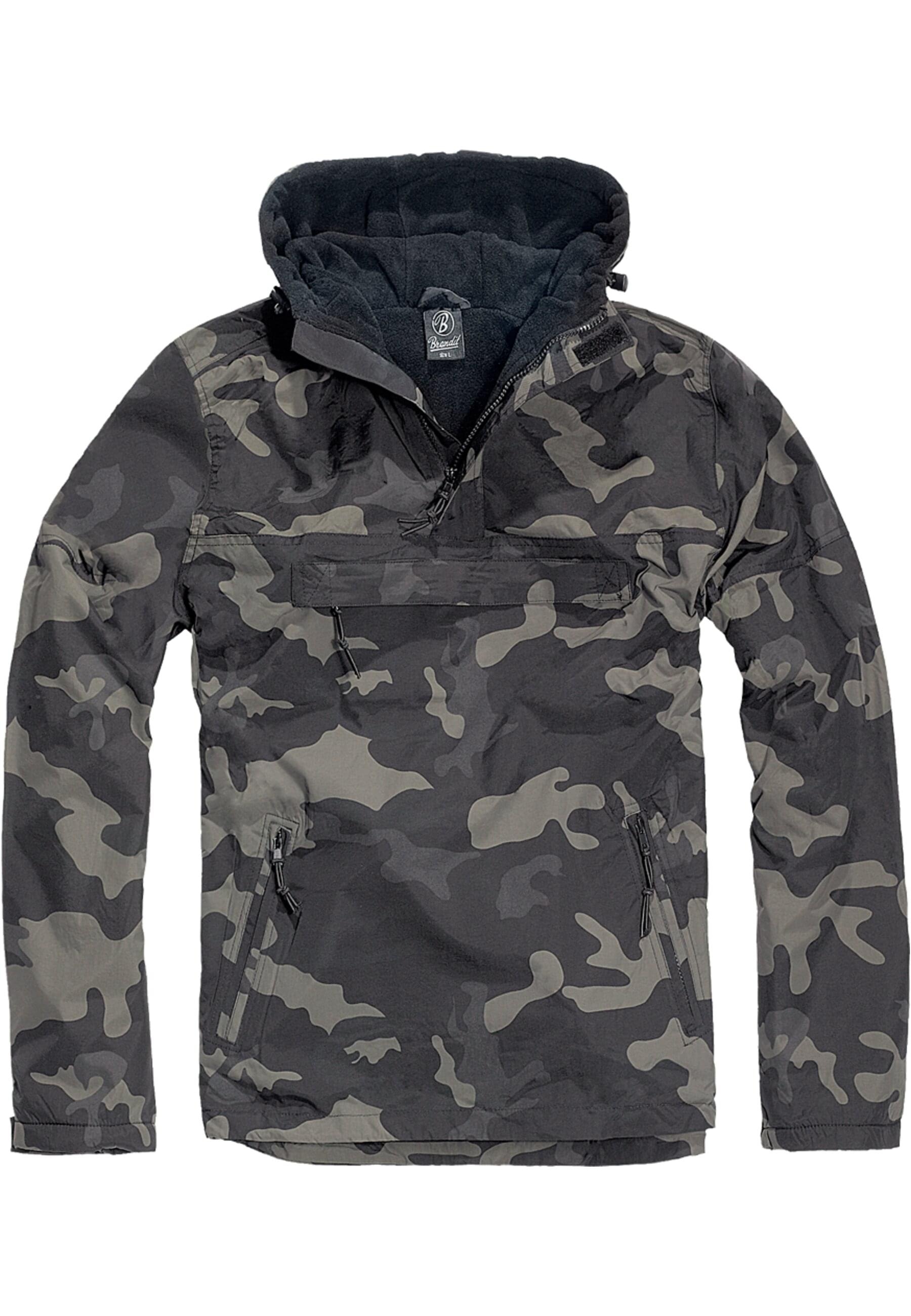 Brandit Anorak "Brandit Herren Fleece Pull Over Windbreaker", (1 St.), mit Kapuze