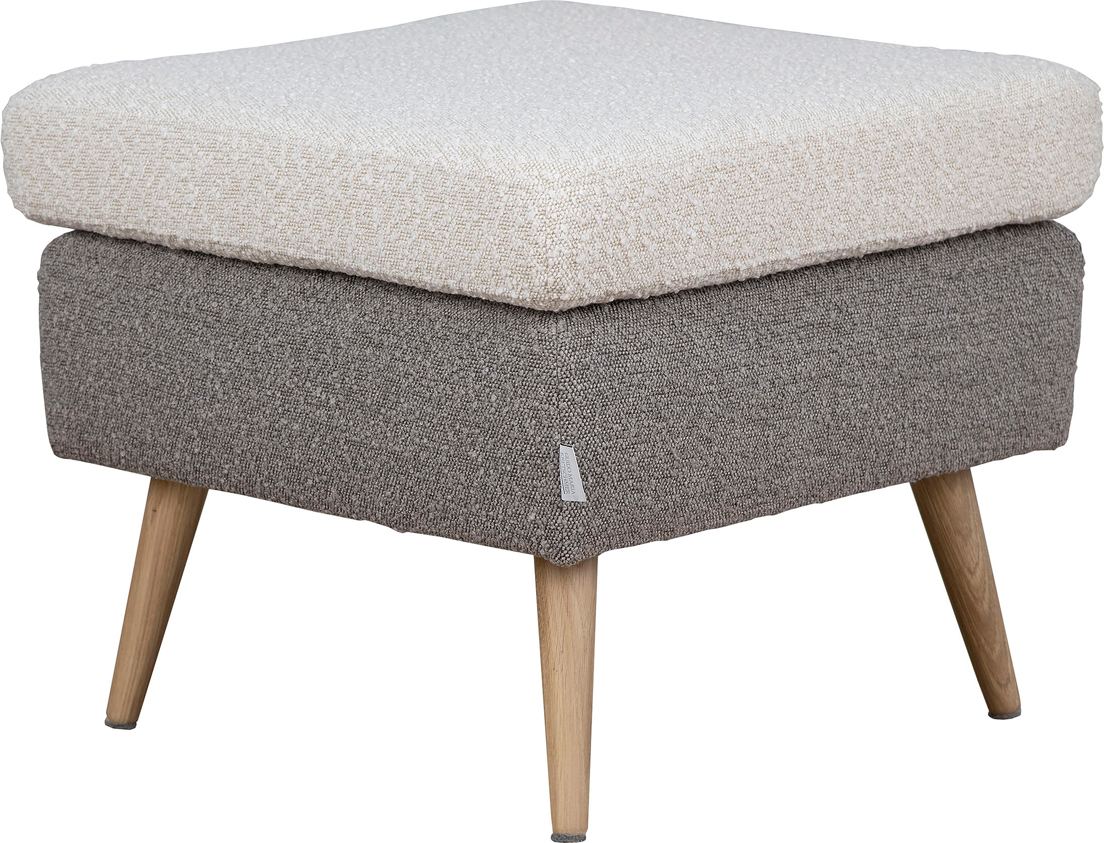 Home affaire Hocker "Salla", 2-farbig, Bouclé oder Struktur fein, passend z günstig online kaufen