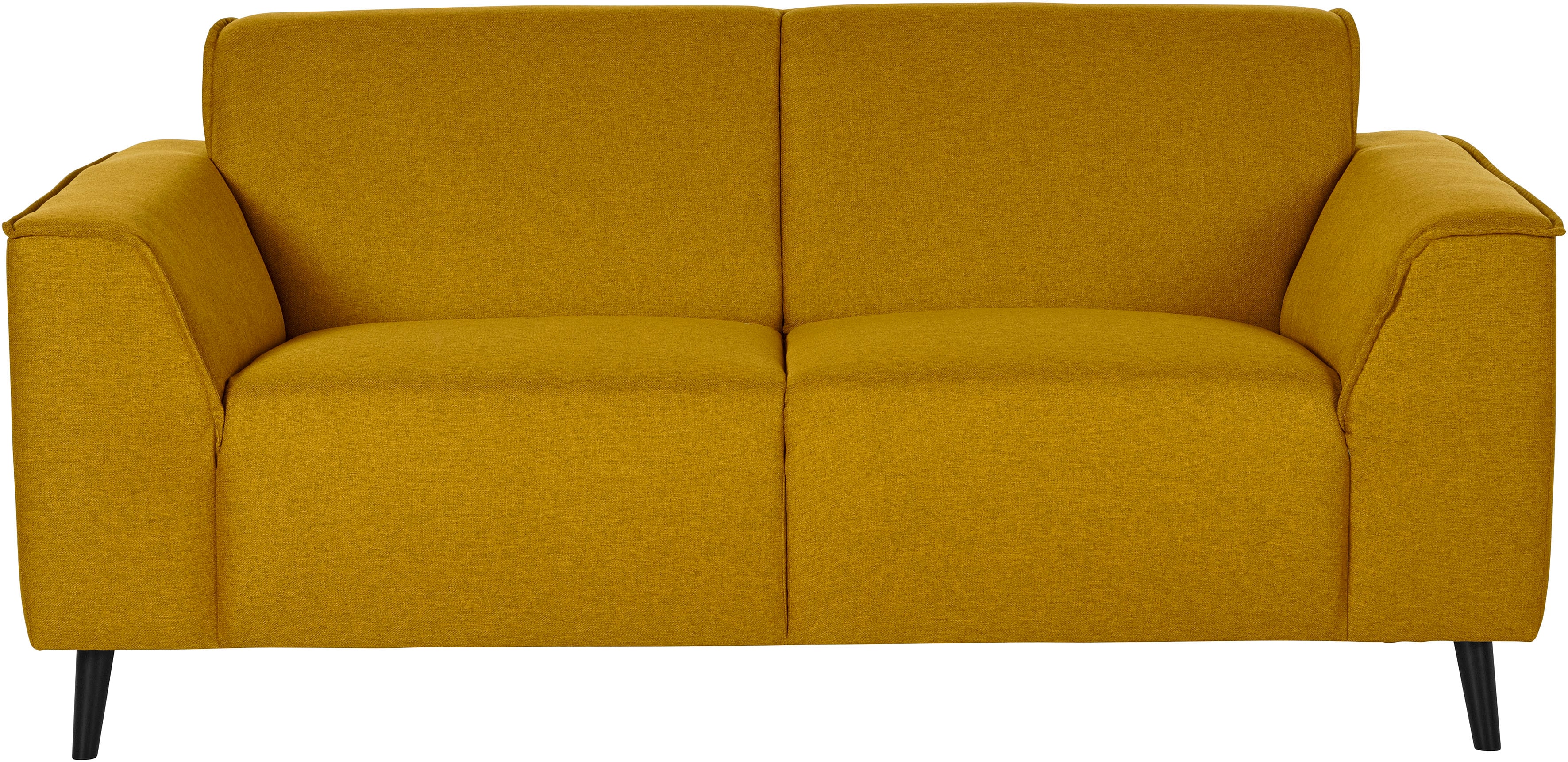 DOMO collection 2-Sitzer "Amora moderne Formensprache, tolle Verarbeitungsdetails, komfortabel" mit Federkern, Fußhöhe passend für gängige Saugroboter