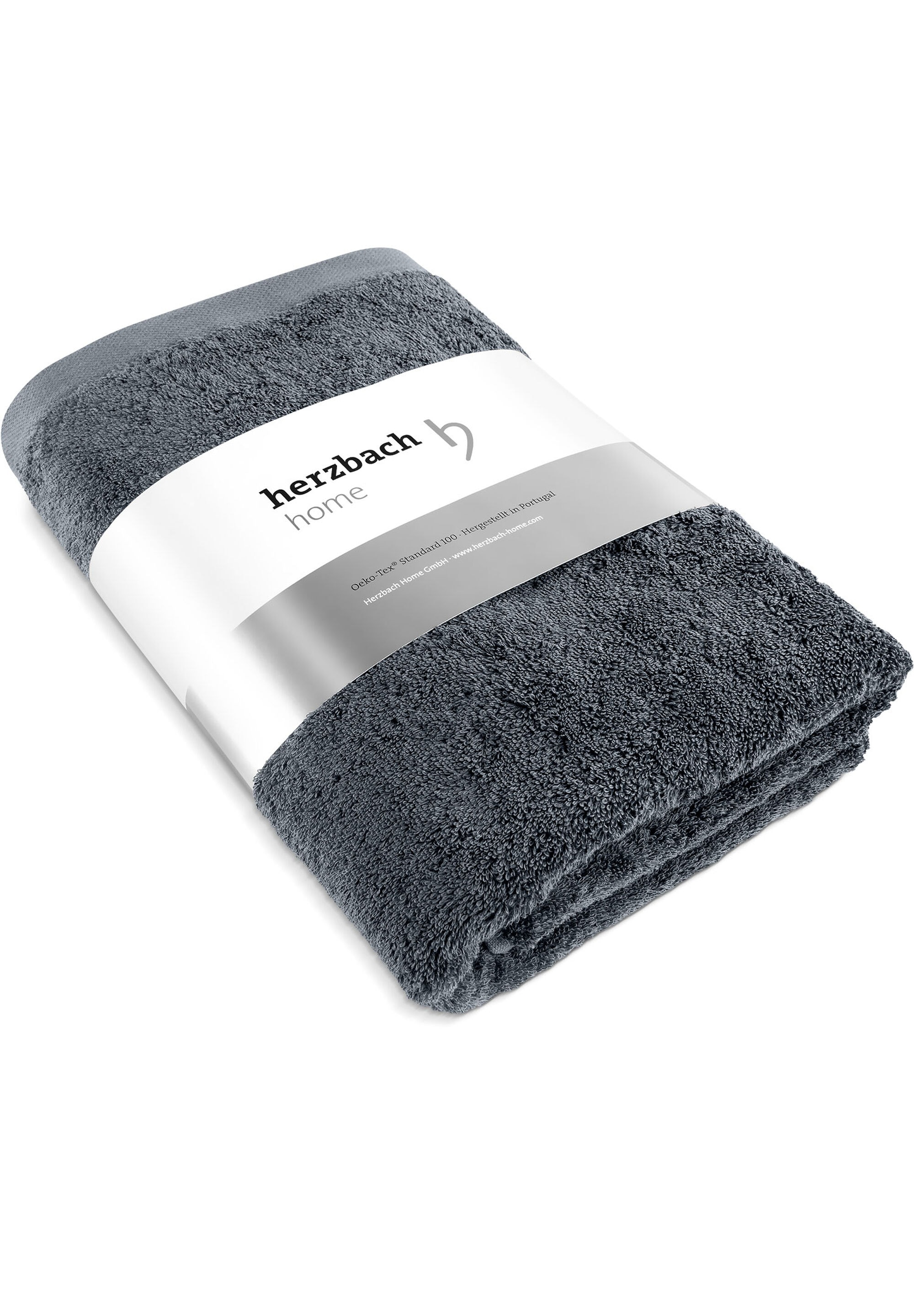 herzbach home Saunatuch "Pura" 550g/m², Premium-Qualität, 100% Baumwolle, einfarbig