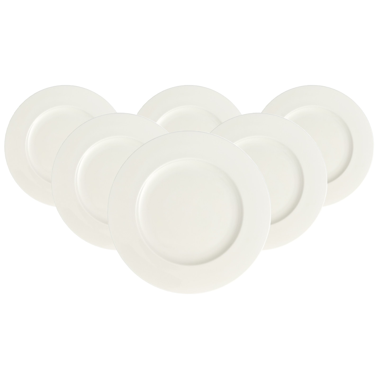 Villeroy & Boch Frühstücksteller "Frühstücksteller Royal ø 24,5 cm 6er Set weiß"