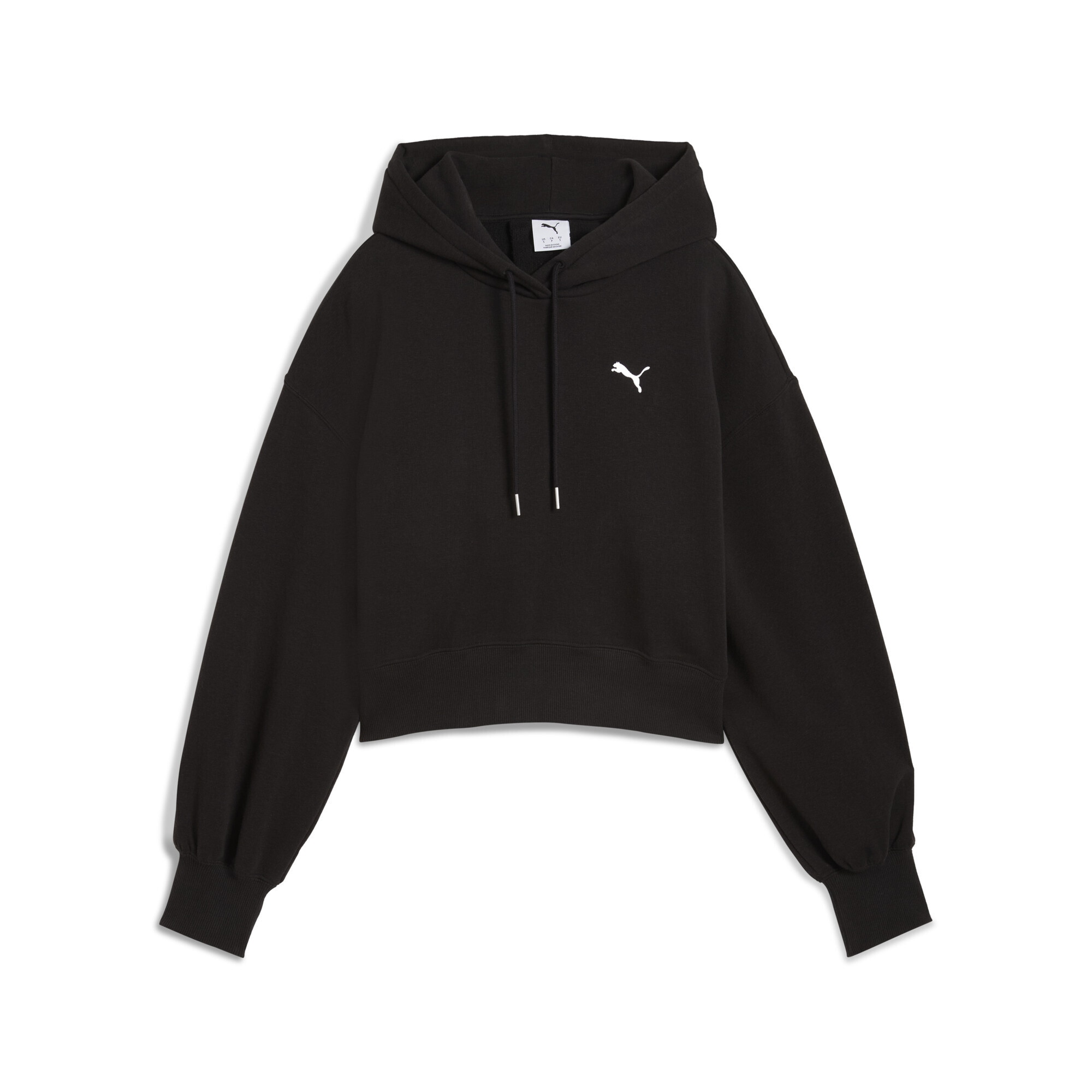 PUMA Hoodie "WARDROBE ESS Kurzer Relaxed Fit Hoodie Damen" günstig online kaufen