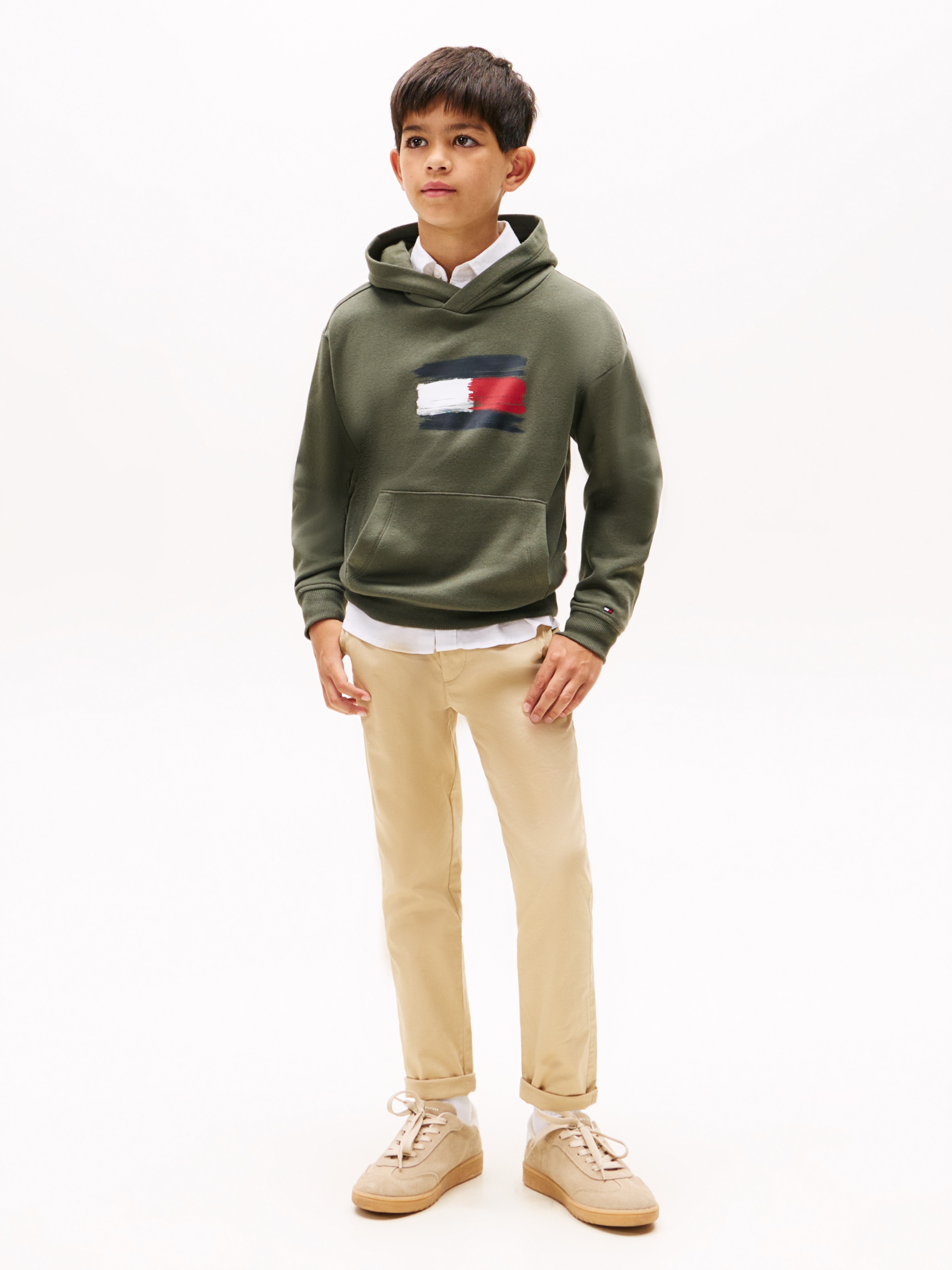 Tommy Hilfiger Kapuzensweatshirt »FLAG HOODIE« Kinder bis 16 Jahre