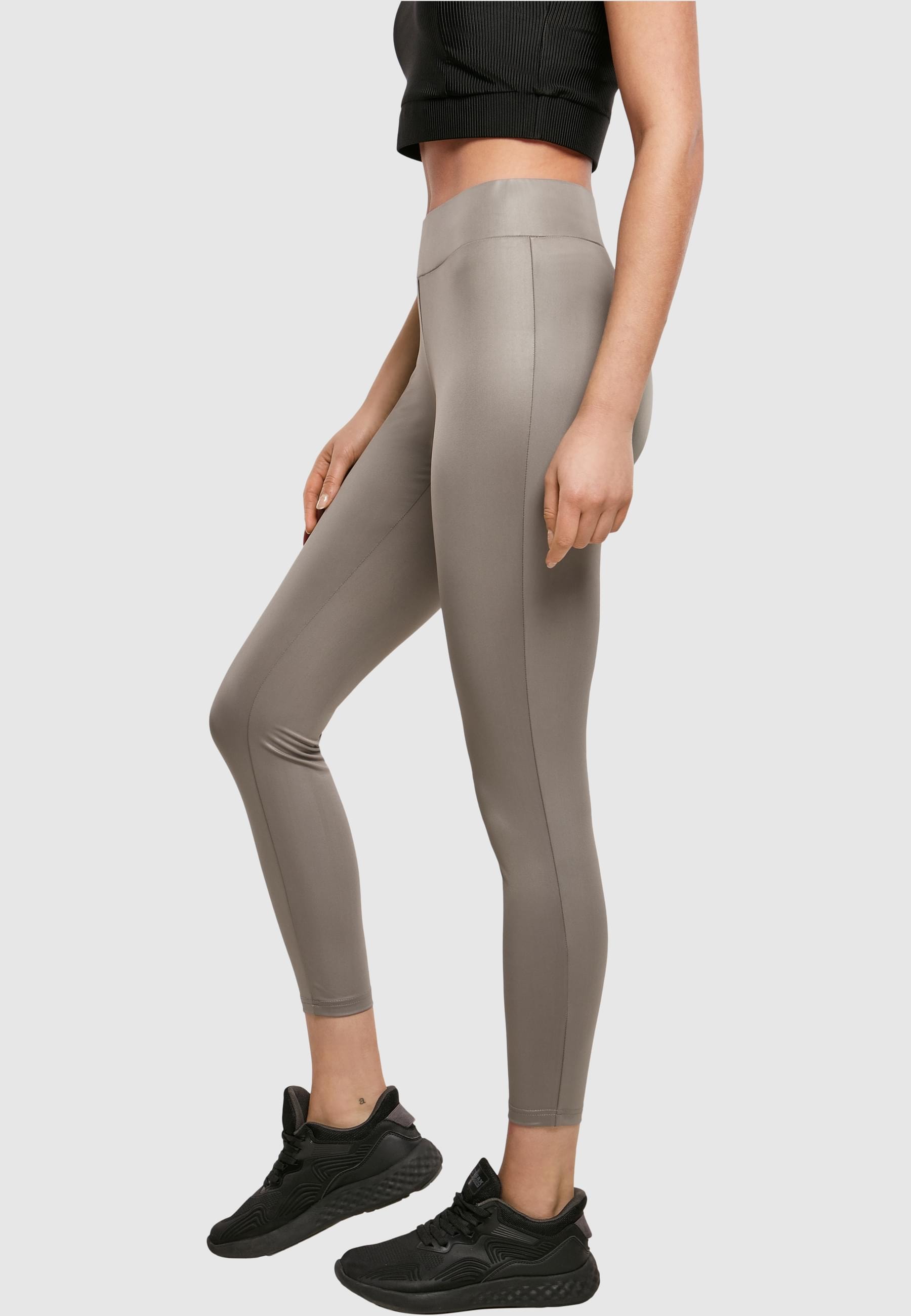 URBAN CLASSICS Leggings »Urban Classics Damen Ladies Synthetic Leather Leggings«, (1 tlg.)