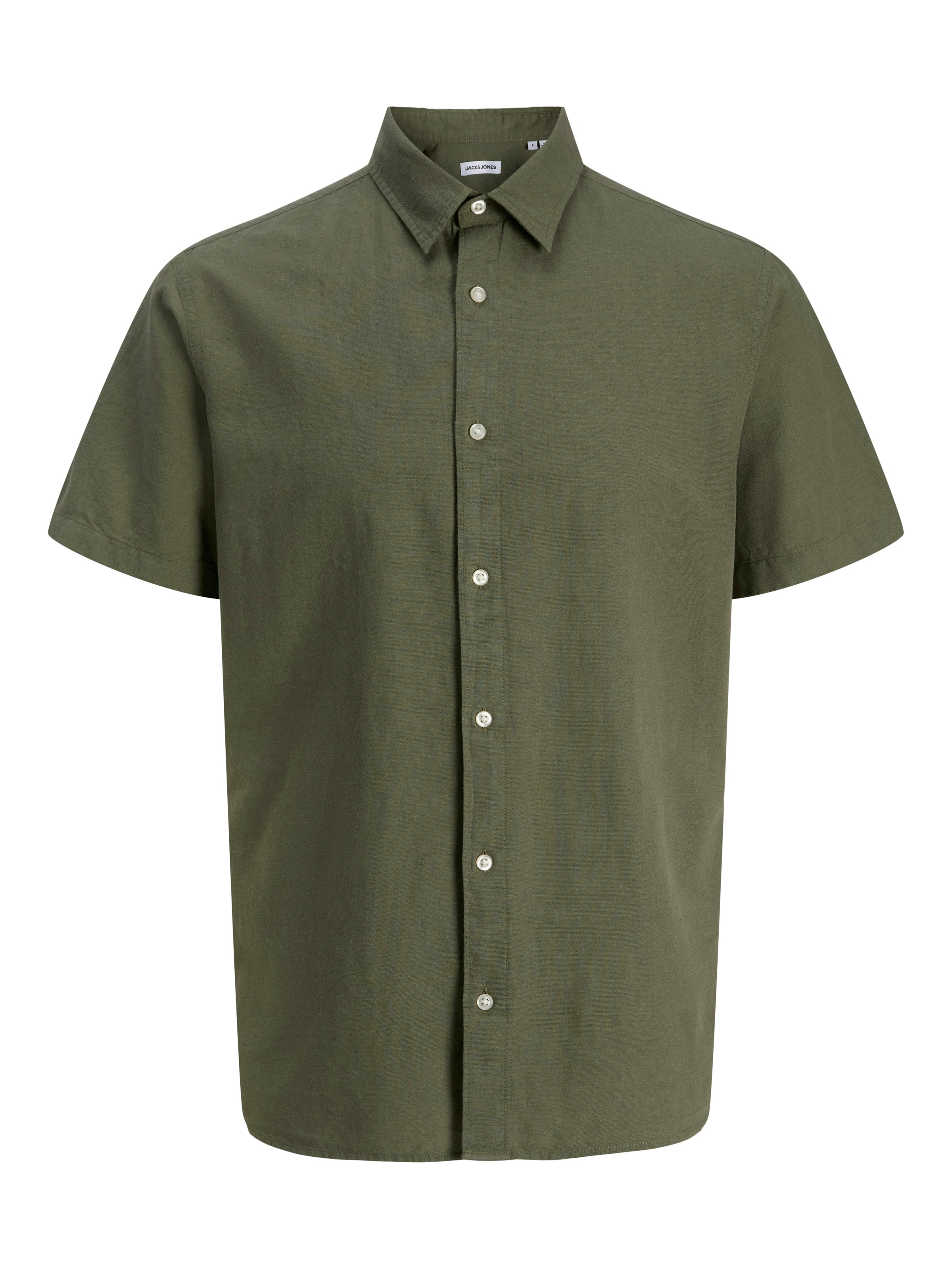 Jack & Jones PlusSize Kurzarmhemd "JJEBREEZE LINEN BLEND SHIRT S/S SN PLS" günstig online kaufen