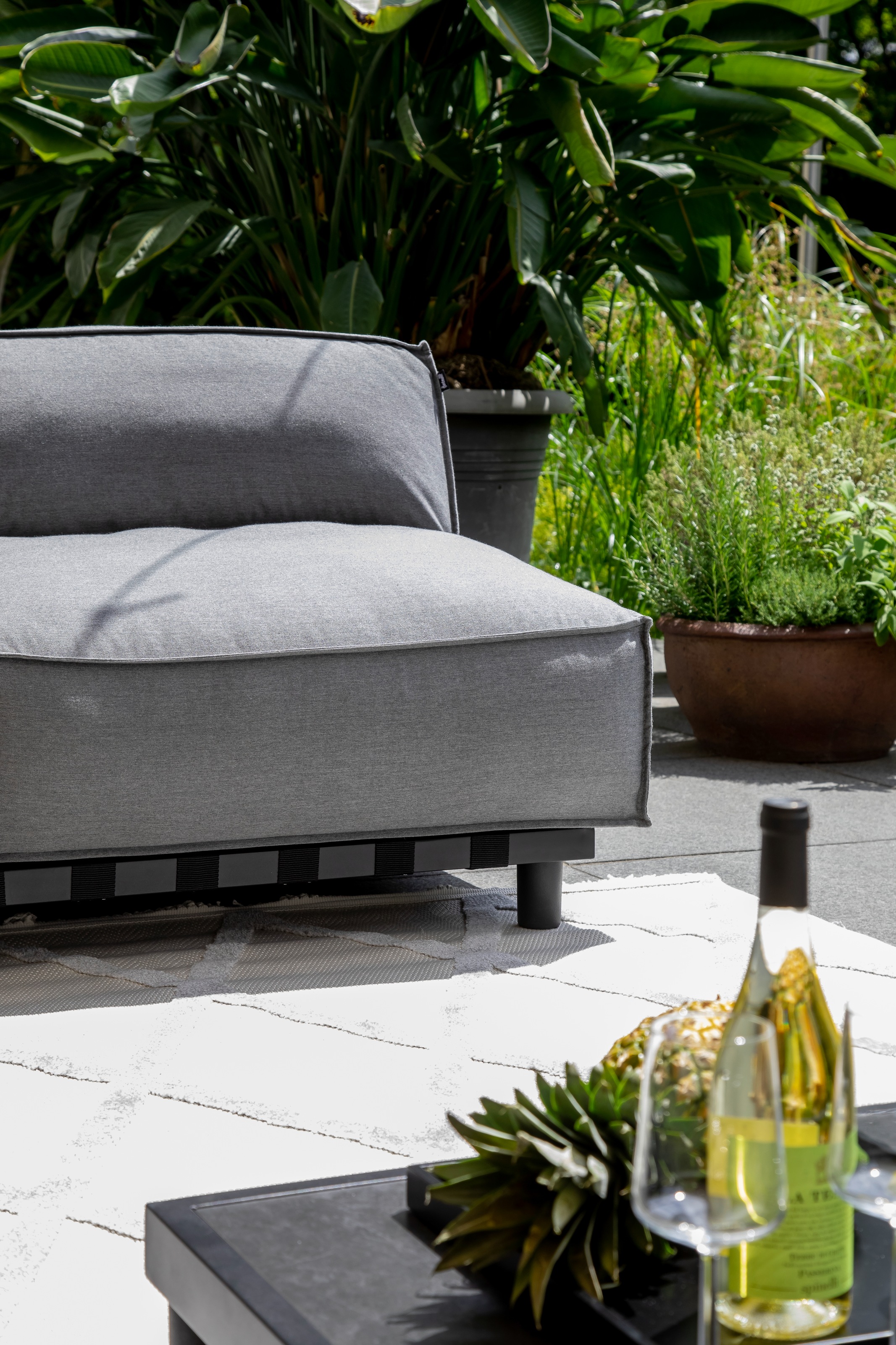 SCHÖNER WOHNEN-Kollektion Teppich »Summer 6352« rechteckig 6 mm Höhe In- und Outdoor geeignet, Hoch Tief Struktur, Robuster Teppich