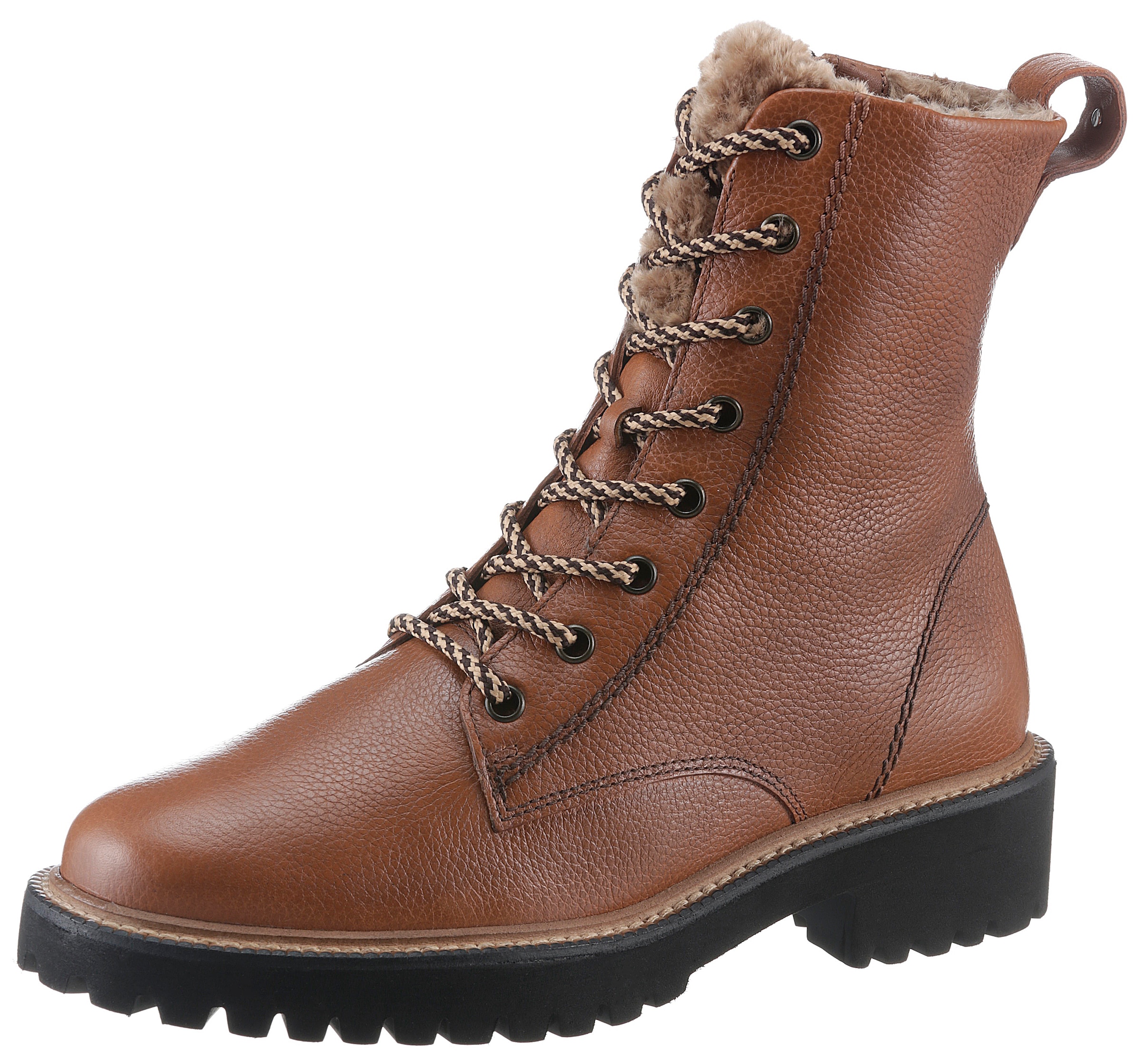 Winterstiefelette, Winterboots, Schnürboots, Reißverschluss-Stiefelette mit Warmfutter