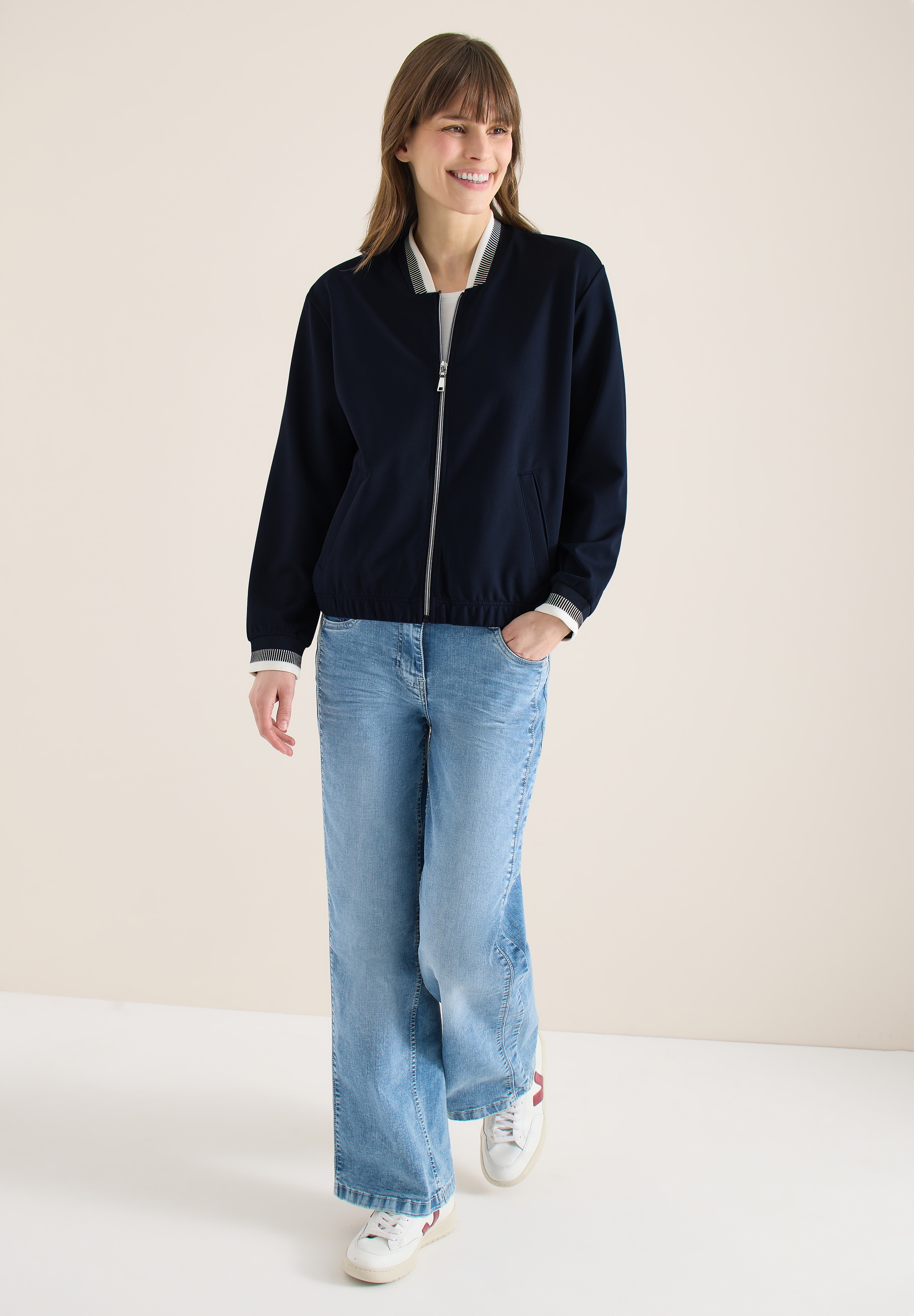 Cecil Cardigan mit Rundhalsausschnitt