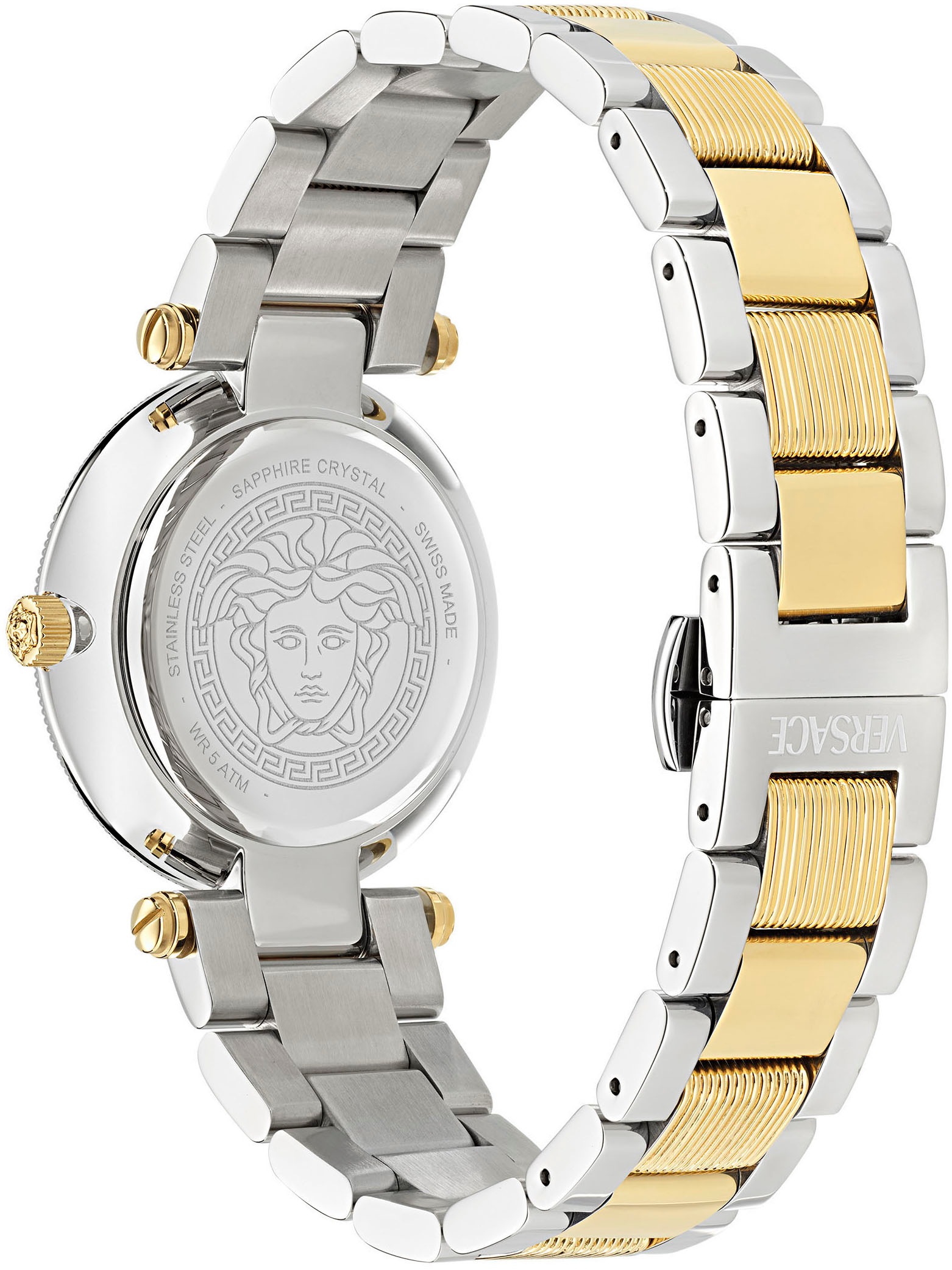 Versace Quarzuhr »REVE«, Armbanduhr, Damenuhr, Saphirglas, Swiss Made