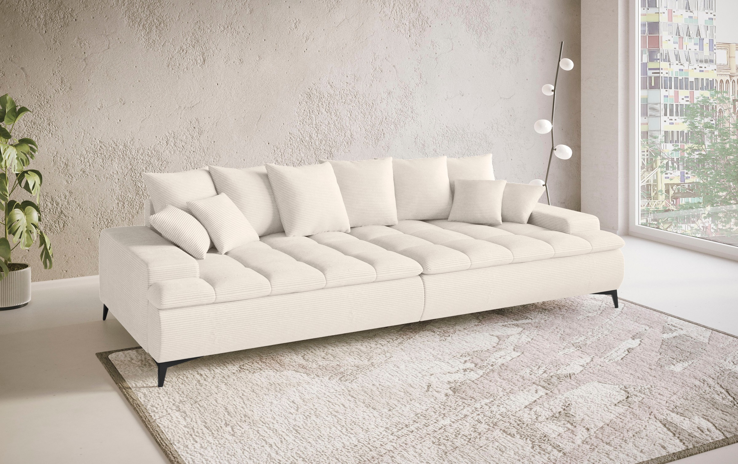 Mr. Couch Big-Sofa »Haiti III«, Mit Kaltschaum, bis 140 kg belastbar