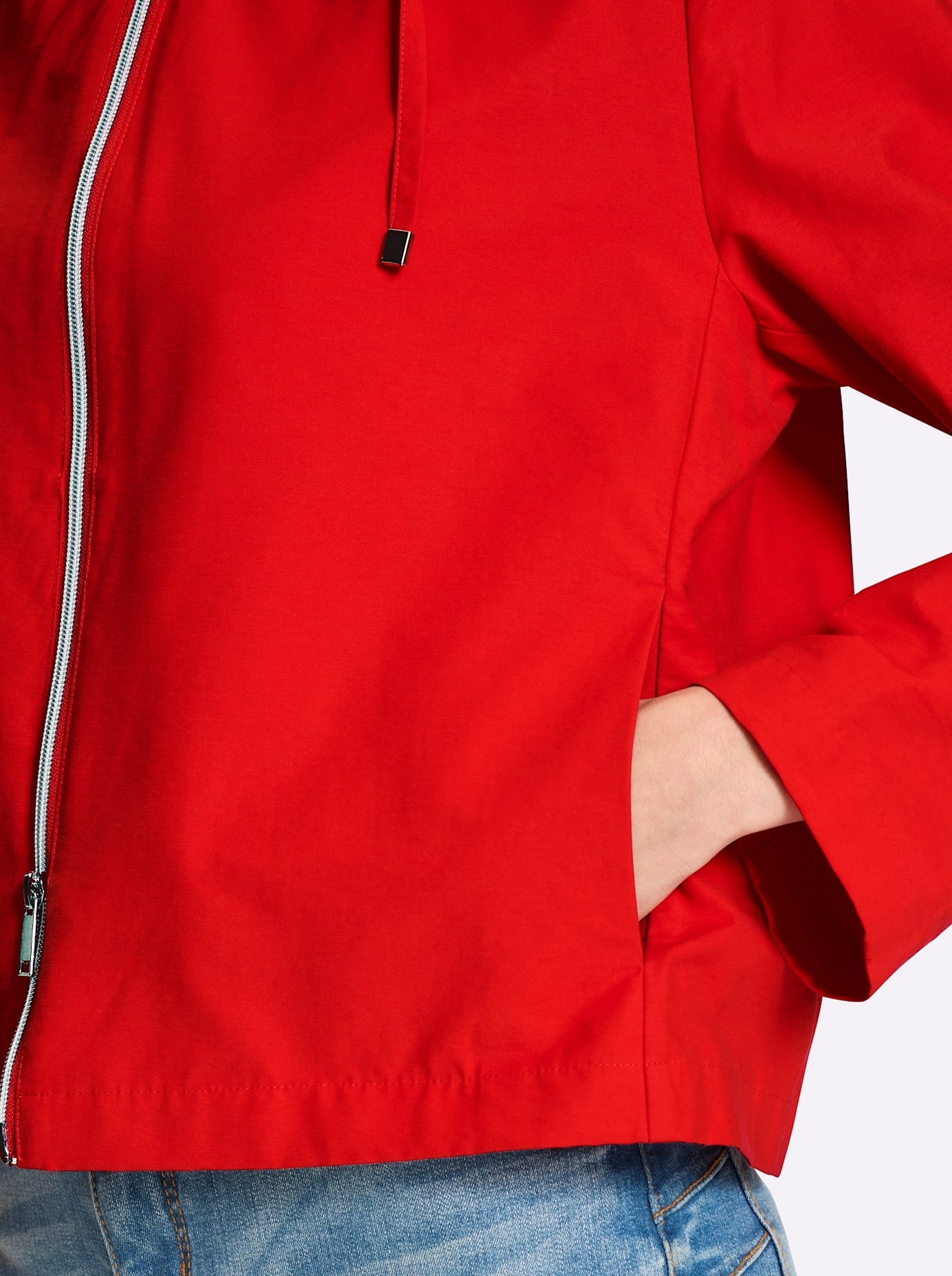 heine Langjacke mit Kapuze