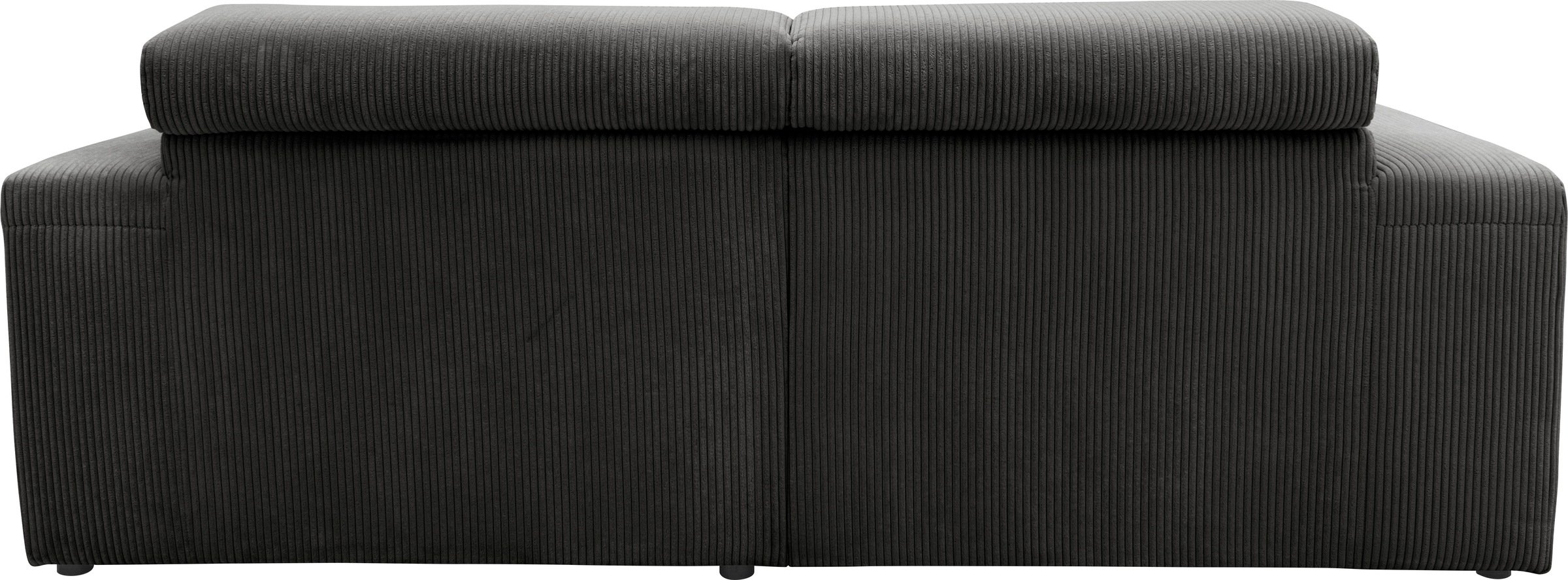 DOMO collection Ecksofa »Brandon Sitzbelastung 140 kg, kleine Ausführung B/T/H: 214/100/80 cm«, Mit Kopfteilverstellung, auch in Leder und Cord, L-Form
