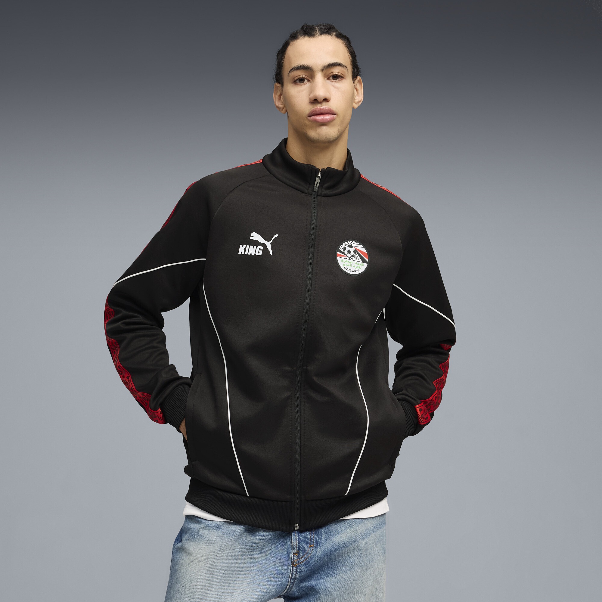 PUMA Sweatjacke »Ägypten KING Anthem Jacke Herren«