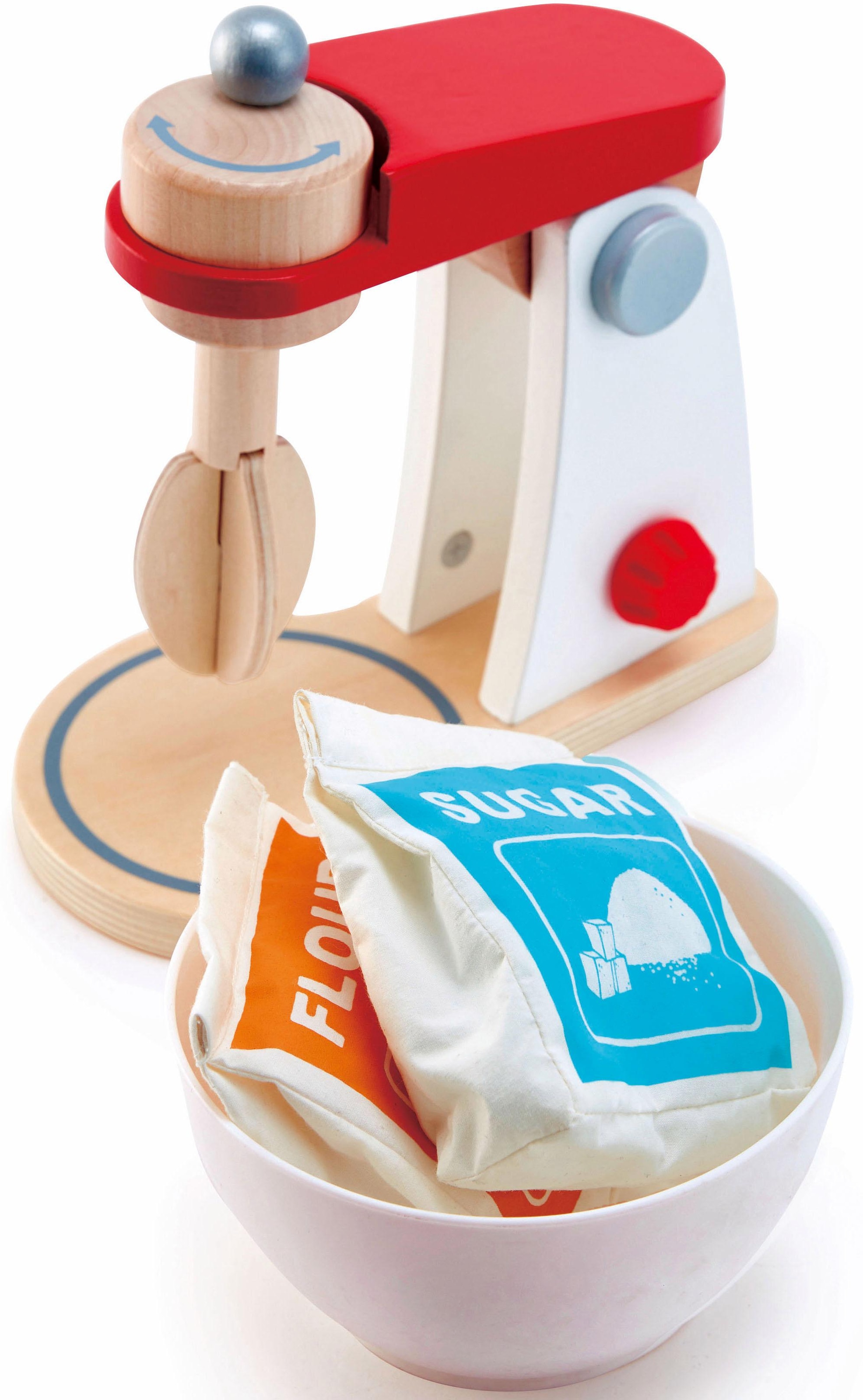 Hape Kinder-Rührgerät »Mixer & Rührer«, (Set, 4 tlg.), mit beweglichen Rührarm