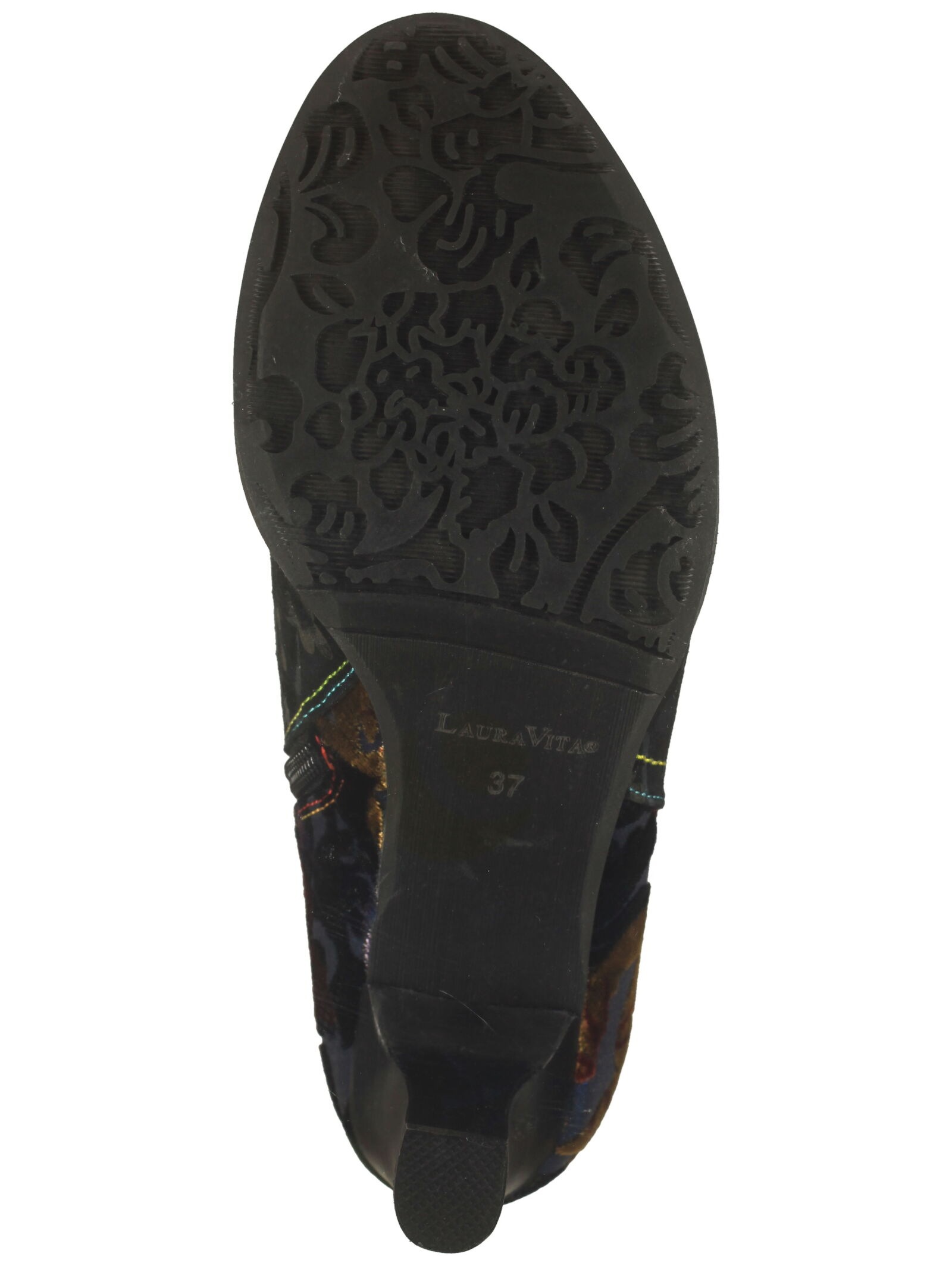 LAURA VITA High-Heel-Stiefelette »LAURA VITA Stiefelette Leder/Textil«