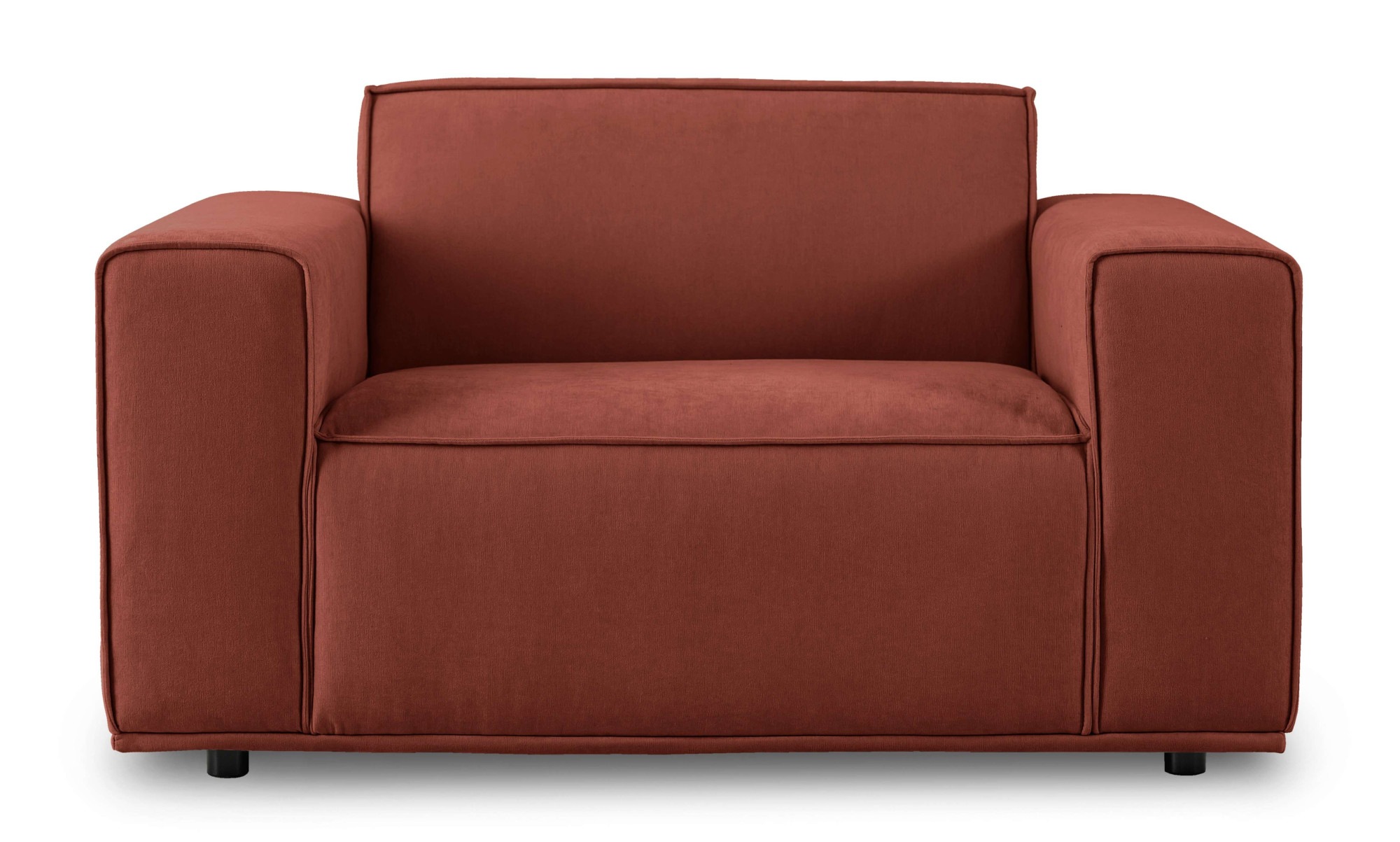 Home affaire Loveseat "Avelin, 1.5 Sitzer, 140 cm, Chenille, Struktur-Boucl günstig online kaufen