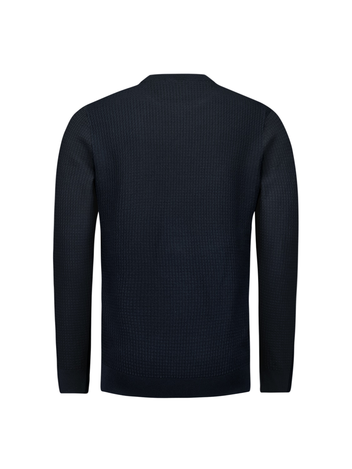 NO EXCESS Rundhalspullover »No Excess Zweifarbiger Rundhals-Pullover«