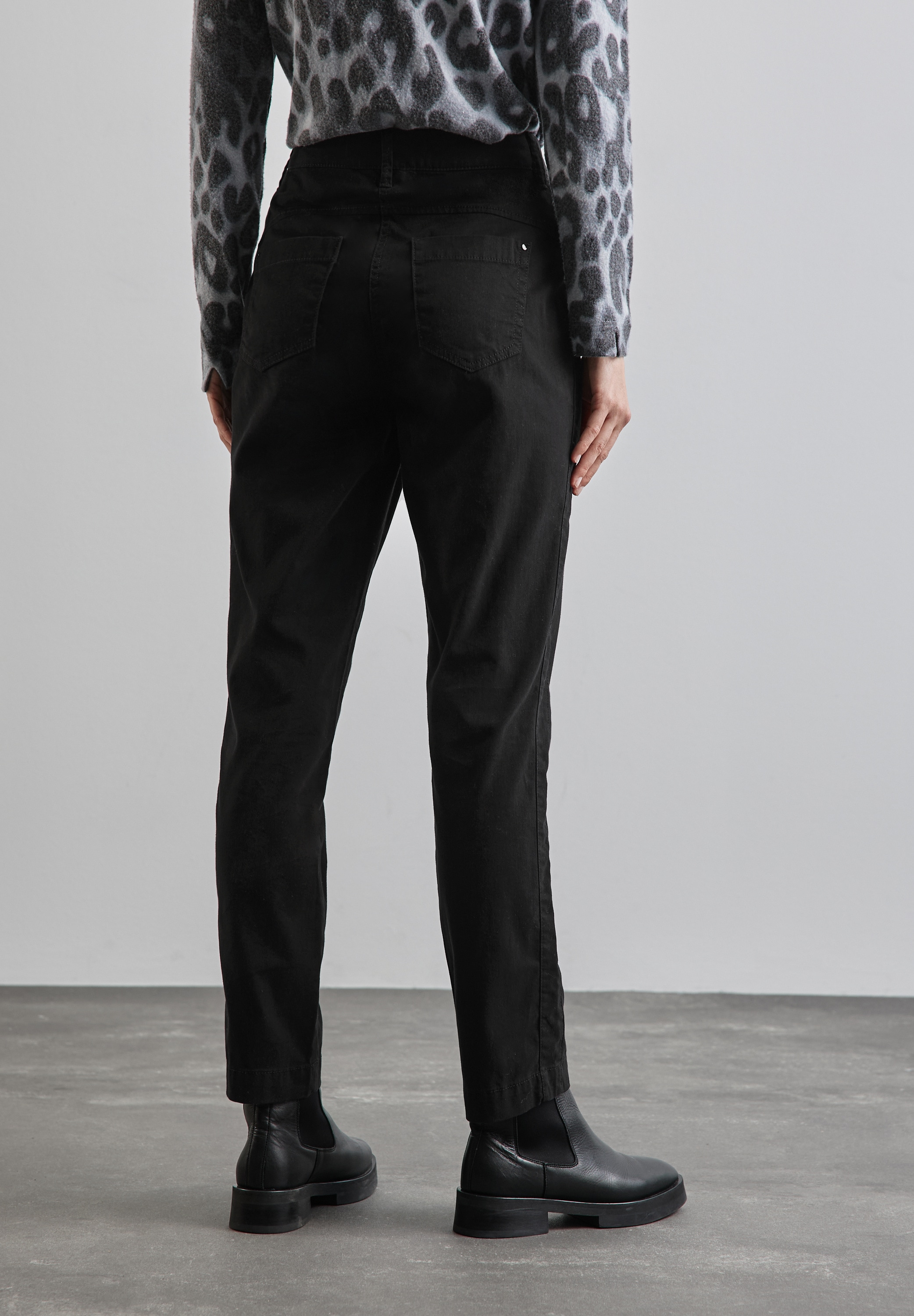 STREET ONE Röhrenhose, High Waist