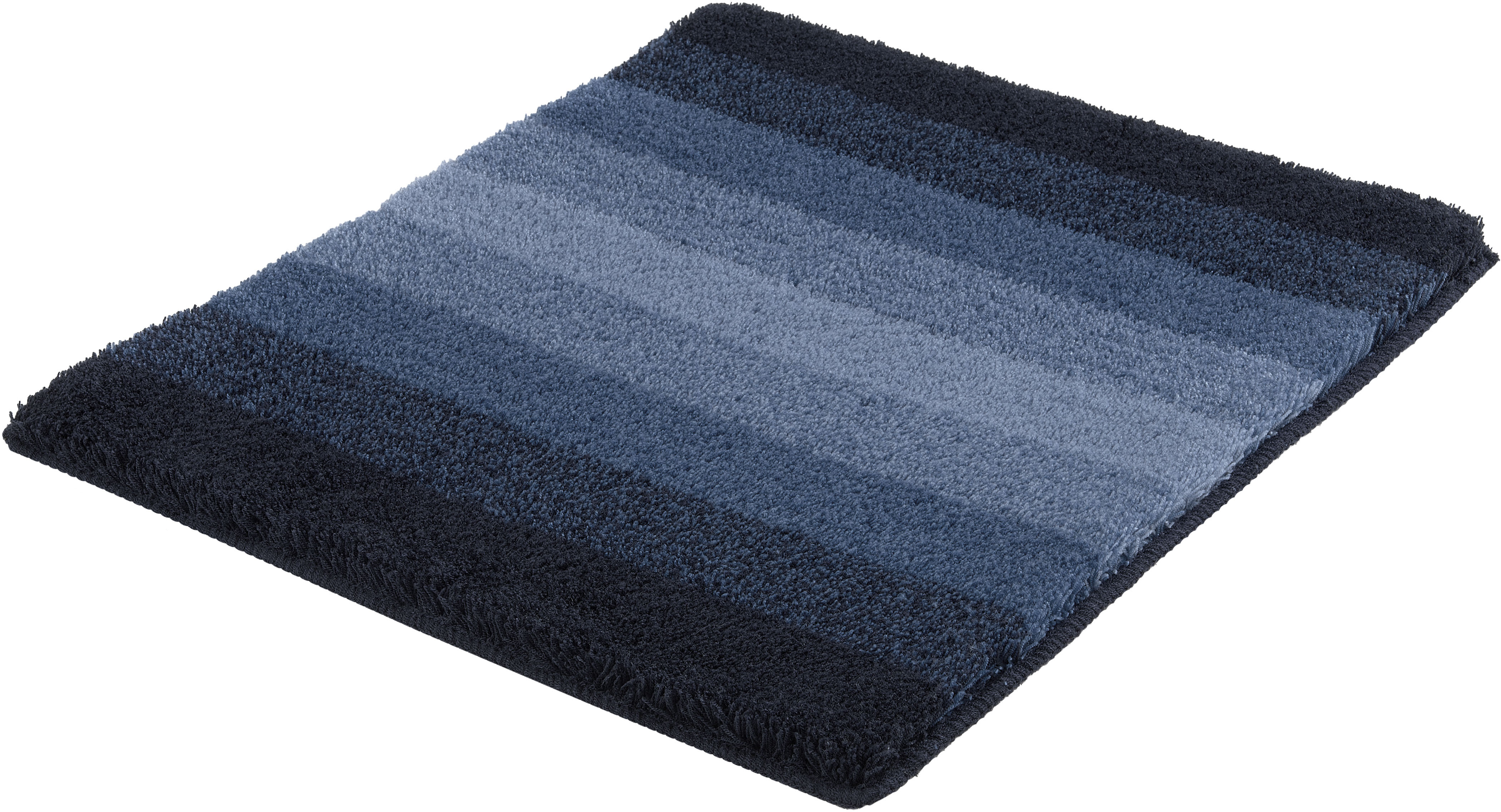 MEUSCH 1100000002199 "Palace, Badvorleger, Badezimmer Teppich" Höhe 23 mm rutschhemmend beschichtet fußbodenheizungsgeeignet Badteppich, gestreift, mit Farbverlauf, waschbar