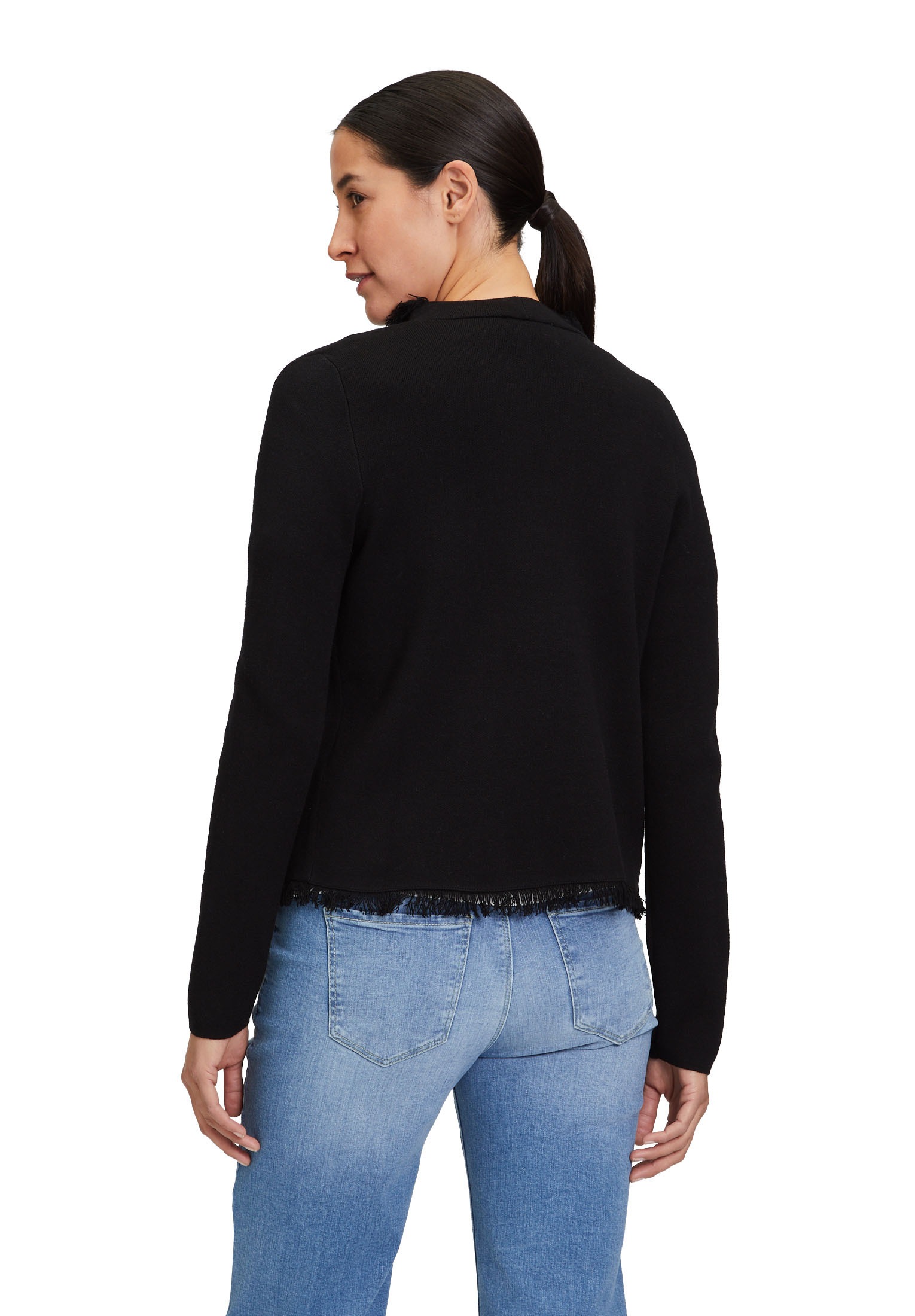 Cartoon Strickjacke »Cartoon Damen Strick-Cardigan mit Fransen«, Fransen