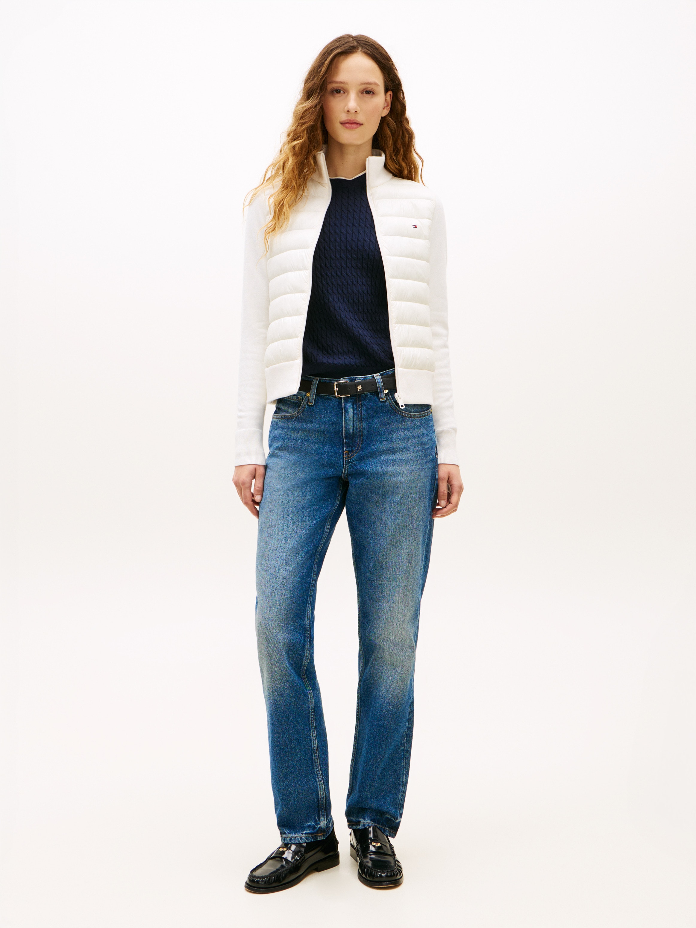 Tommy Hilfiger Steppjacke »LW KNIT MIX PADDED JACKET«