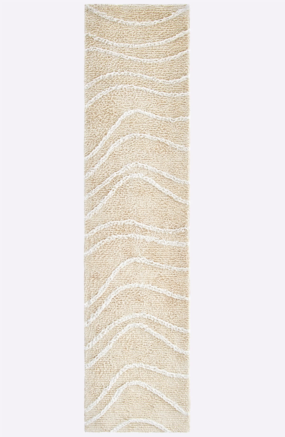 Teppich HEINE HOME Gr. 2, natur, B:65cm H:15mm L:140cm, Baumwolle, Lyocell, Viskose, Teppiche, Teppich 3