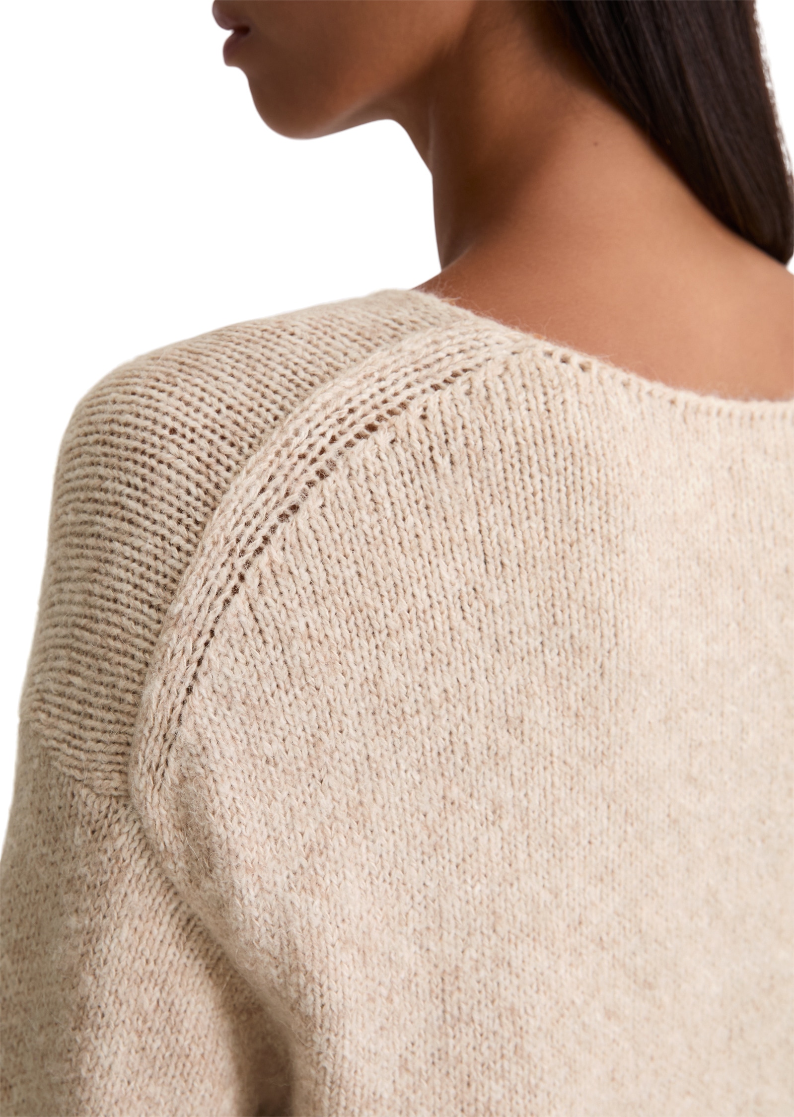 Marc O'Polo Strickpullover »aus Bio-Baumwolle-Alpaka-Schurwolle-Mix«