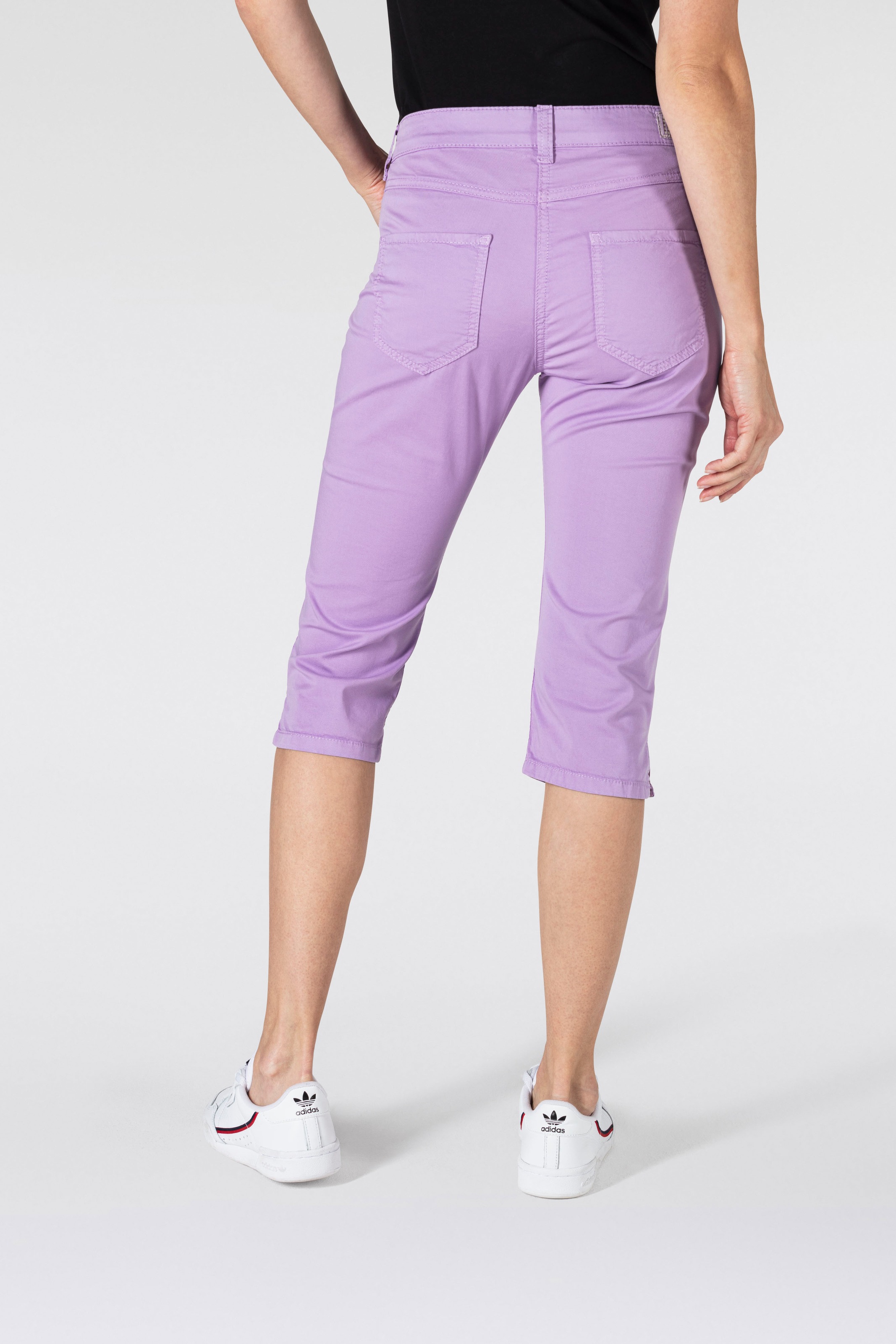MAC Caprihose »Capri-Summer-Clean«  Sommerhose Kniebedeckend mit kleinem Schlitz am Saum