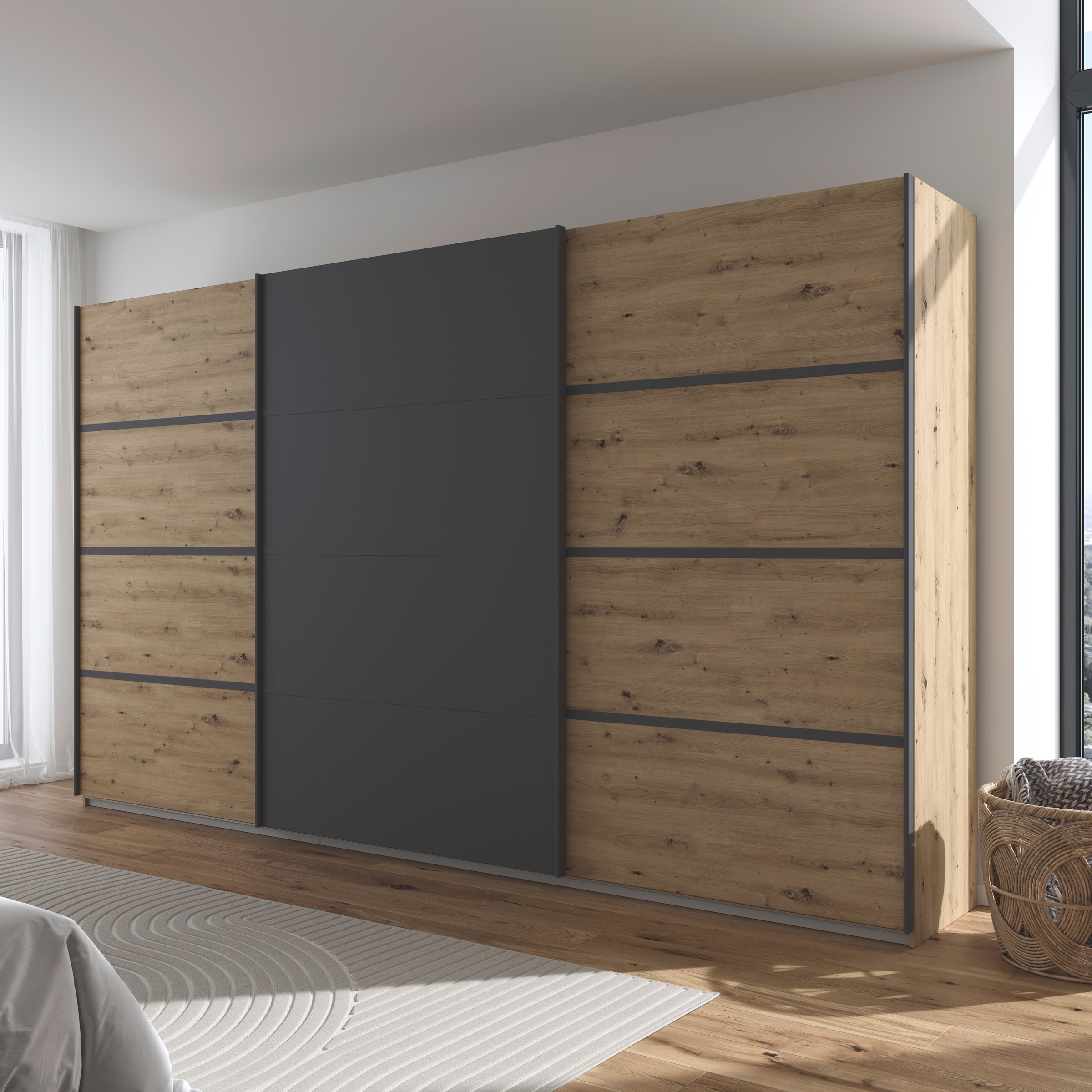 rauch Kleiderschrank "Schwebetürenschrank Garderobe Schrank TOP ANGEBOT Avo günstig online kaufen