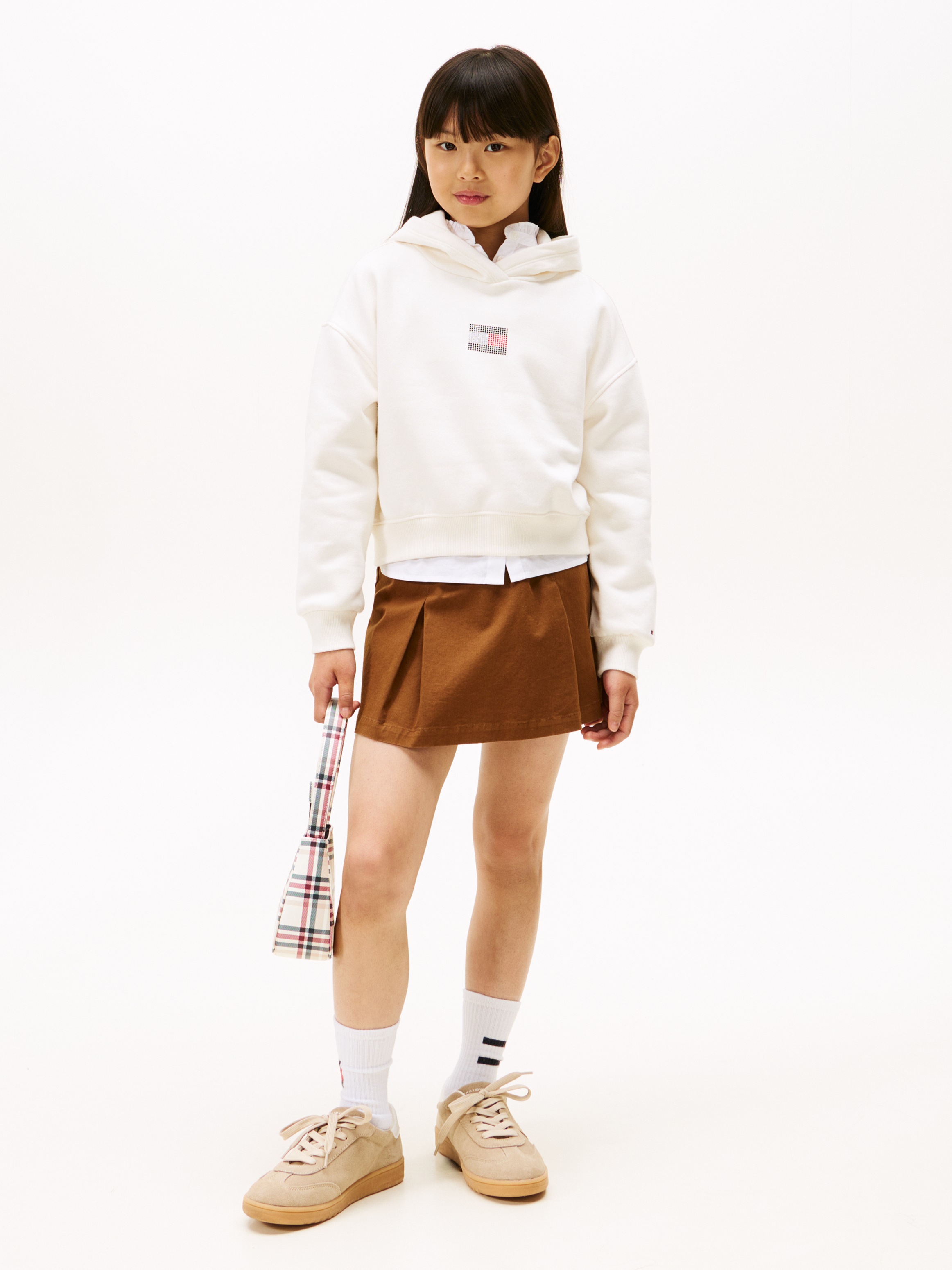 Thumbnail - Tommy Hilfiger Kapuzensweatshirt "RHINE STONE FLAG HOODIE", Kinder bis 16 Jahre