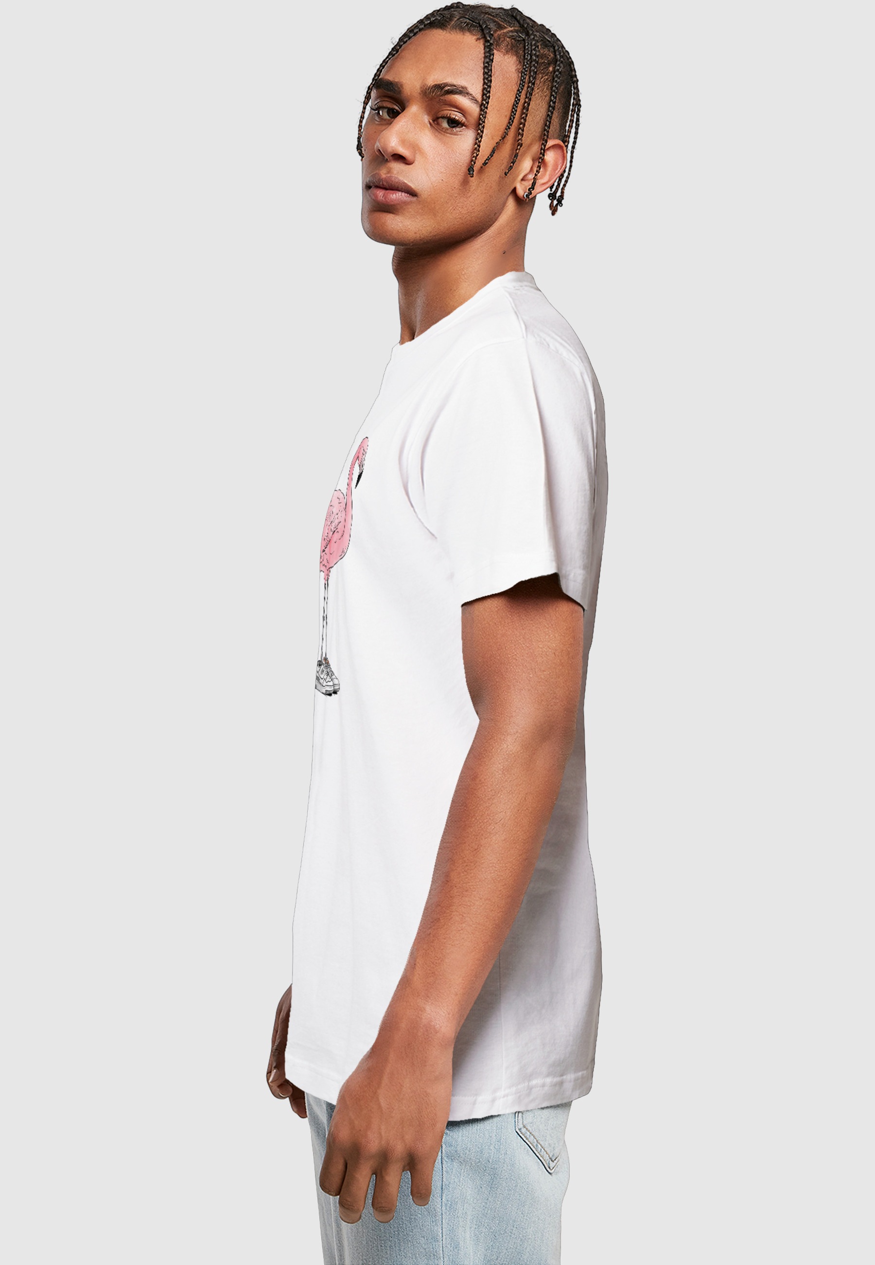 MisterTee T-Shirt »MisterTee Herren Flamingo Baller Tee« 1 Stk.
