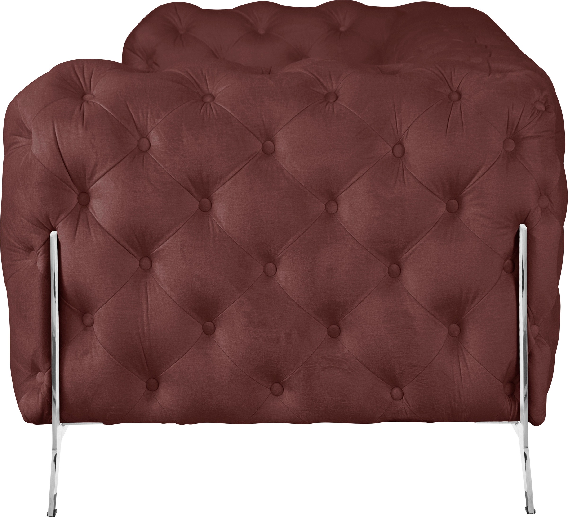 Leonique Chesterfield-Sofa »Amaury«, aufwändige Knopfheftung, moderne Chesterfield Optik, Fußfarbe wählbar
