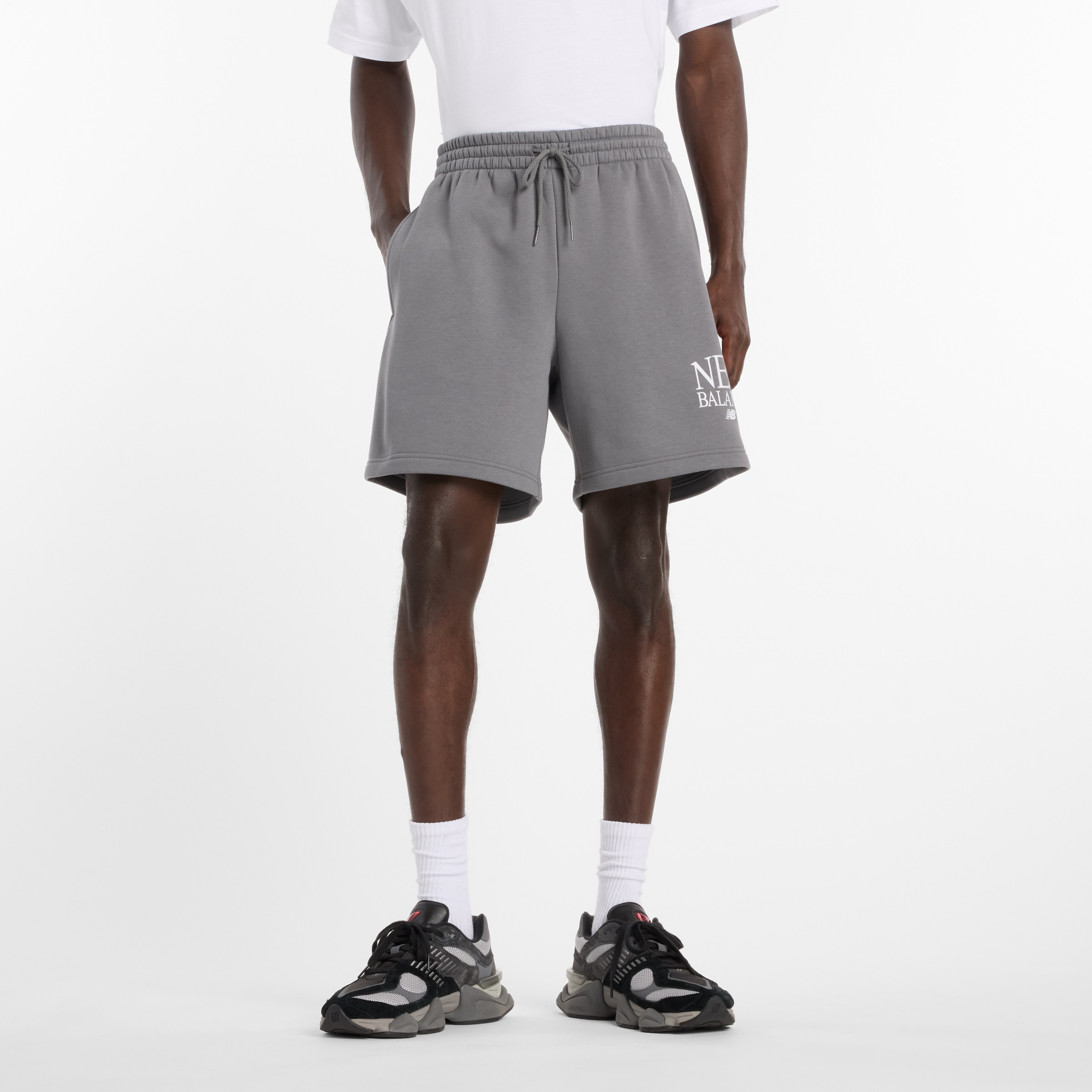New Balance Sweatshorts aus weicher Fleece-Qualität, mit Kordelverschluss, günstig online kaufen