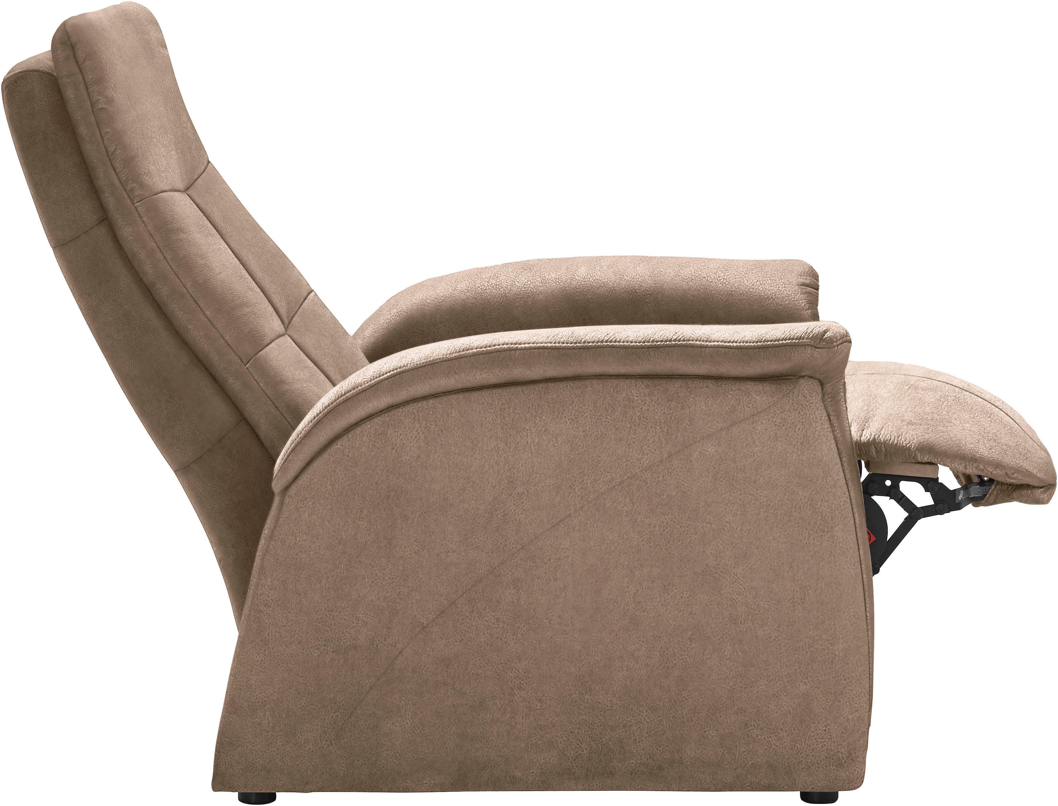 Thumbnail - exxpo - sofa fashion Sessel "Tivoli, Hochlehnsessel, Relaxsessel, Kinosessel, bequem" mit Relaxfunktion, schmale Armlehn...