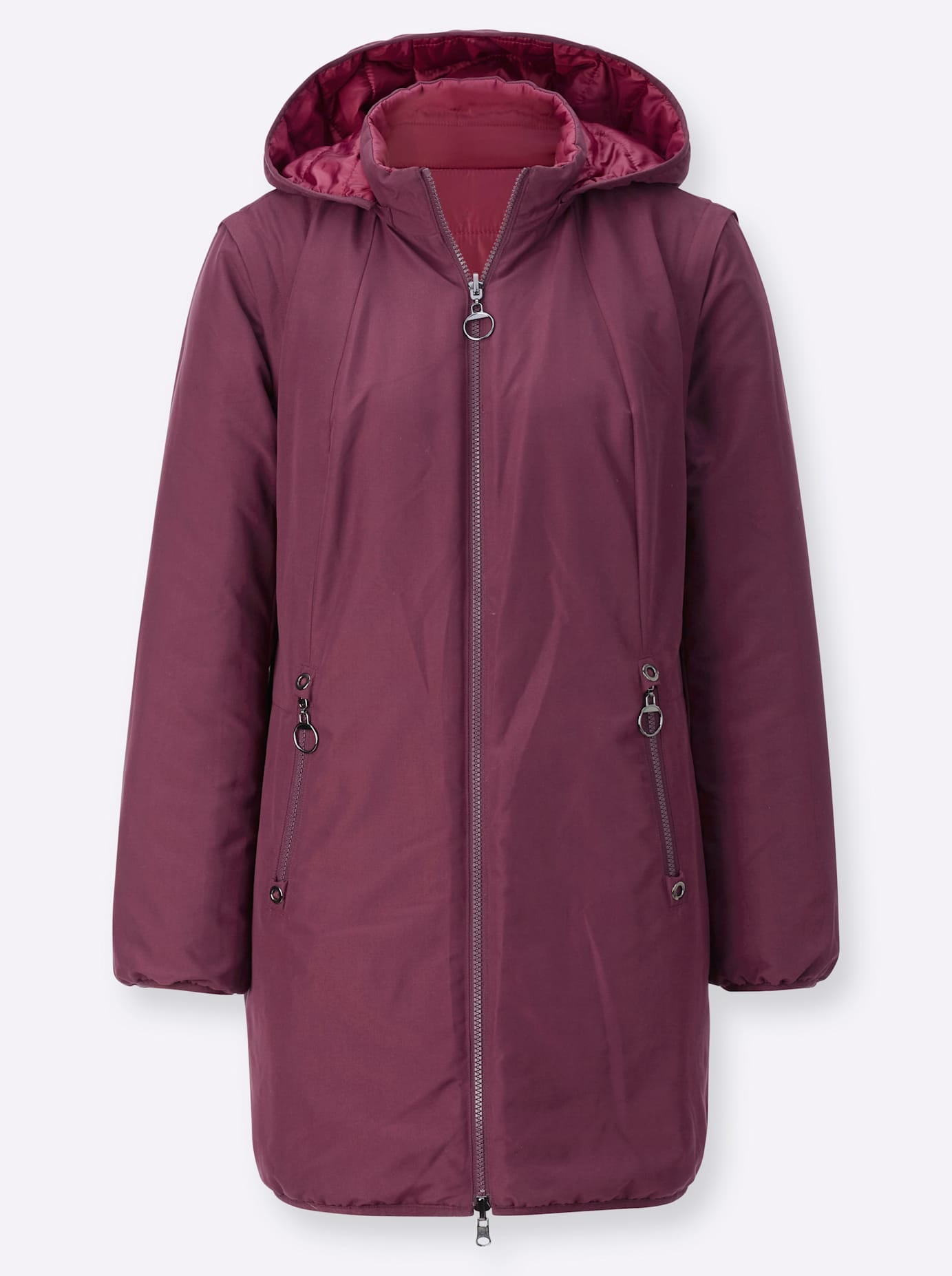 Casual Looks Wendejacke, mit Kapuze