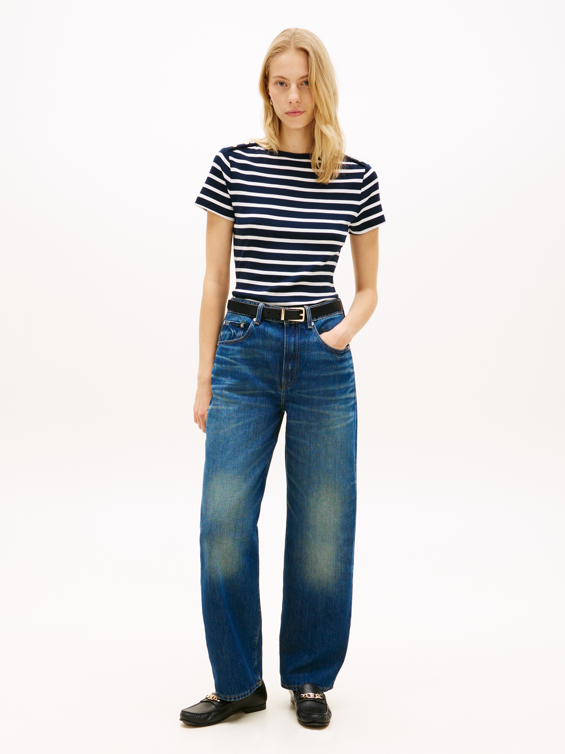 Thumbnail - Tommy Hilfiger Kurzarmshirt "GOLD BUTTON SLIM SS TEE"