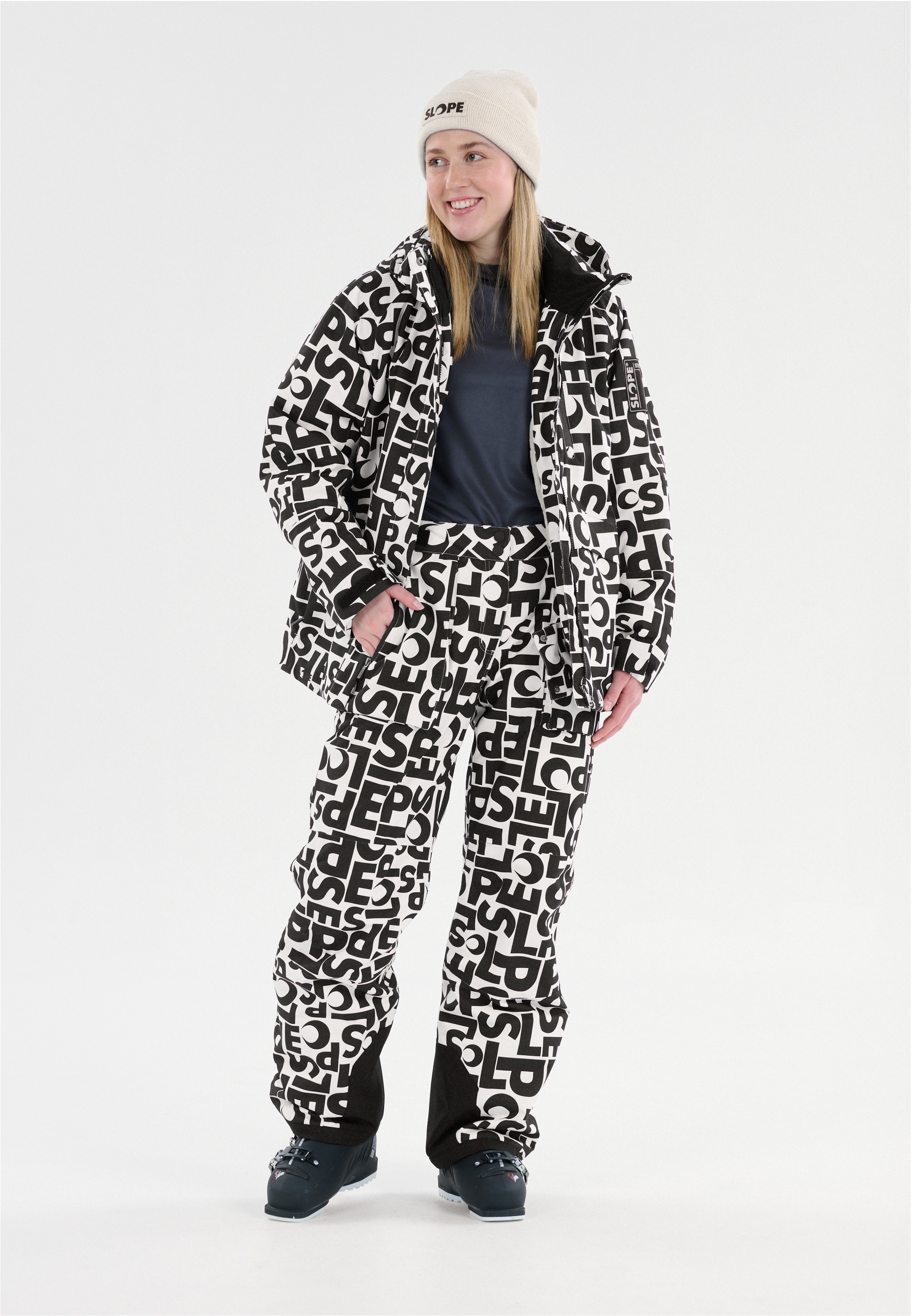 SLOPE Skihose "Killy" Mit All-Over-Print und Top Ausstattung günstig online kaufen