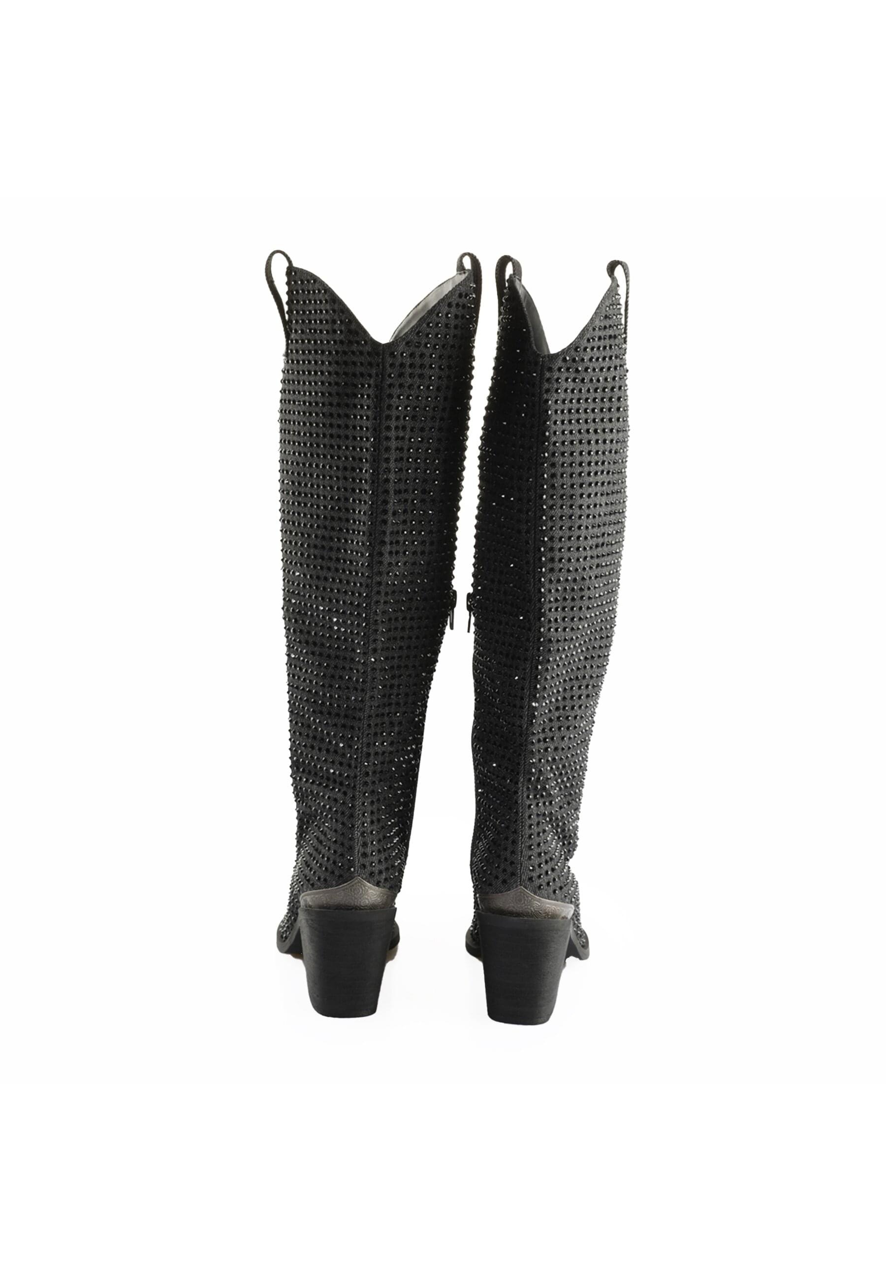 Buffalo Stiefel "Buffalo West Boot Hi Glam Vegan Denim" günstig online kaufen