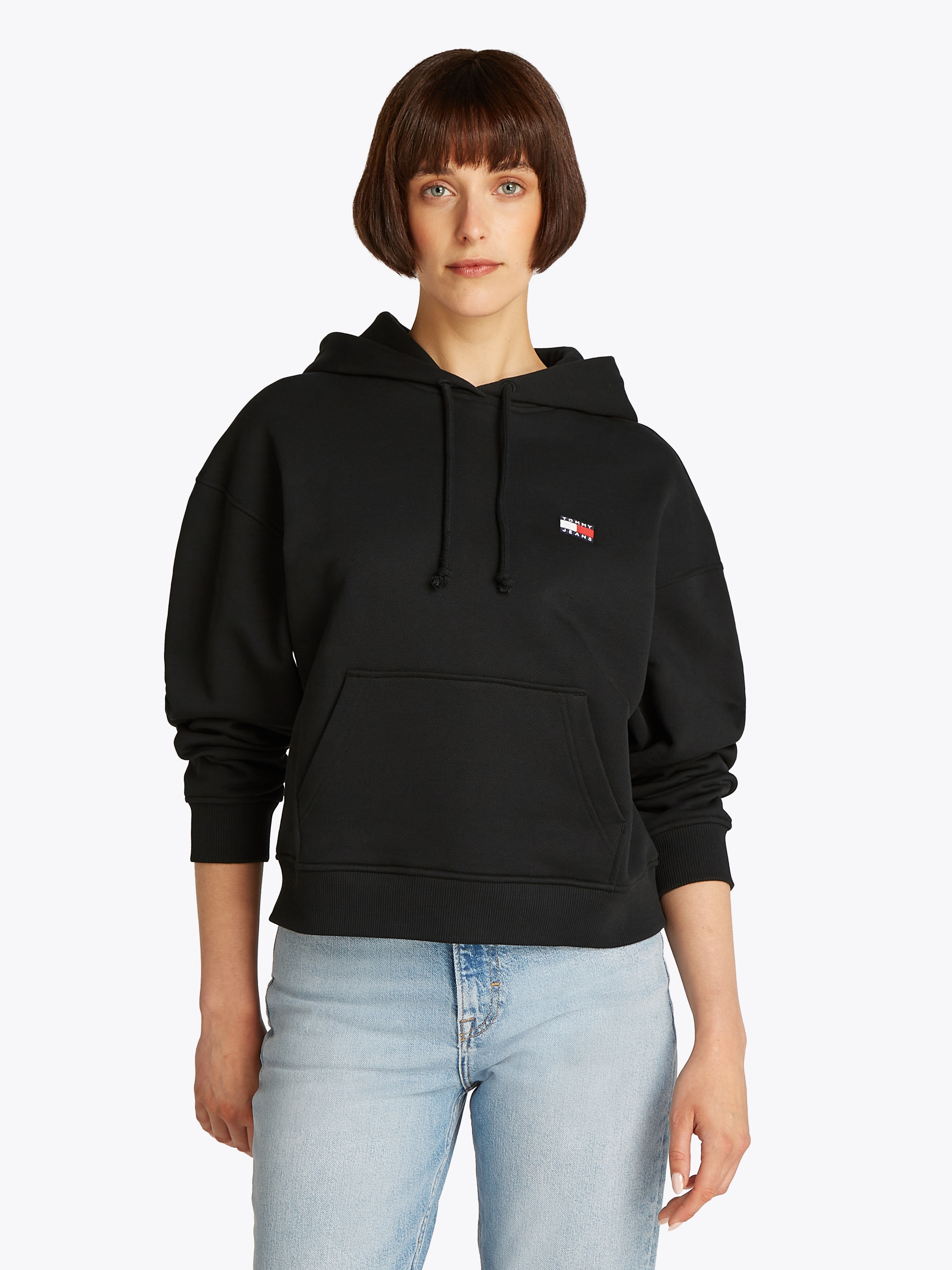 Tommy Jeans Curve Kapuzensweatshirt "TJW BXY BADGE HOODIE EXT", in Großen G günstig online kaufen